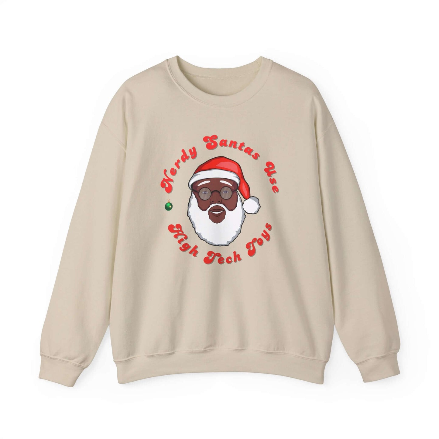 Nerdy Santas Christmas Sweatshirt, Brand63