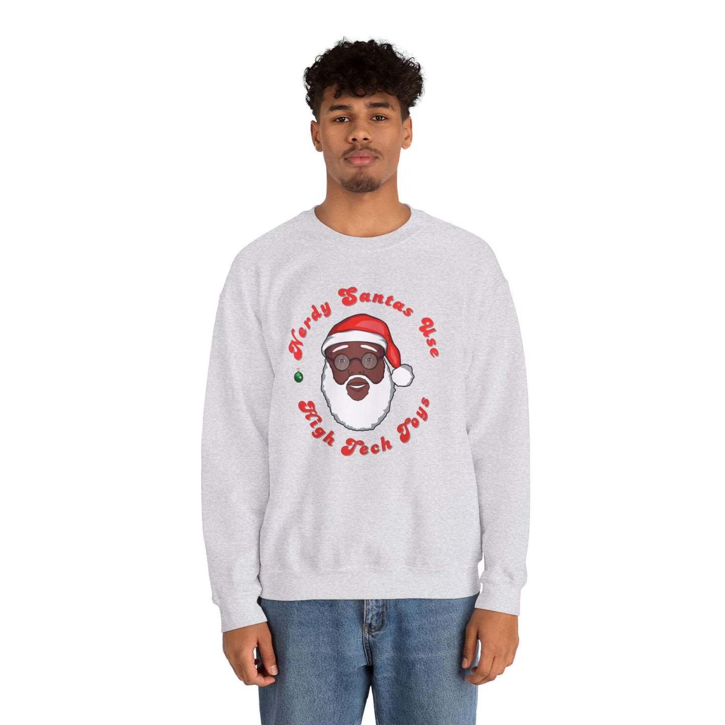 Nerdy Santas Christmas Sweatshirt, Brand63