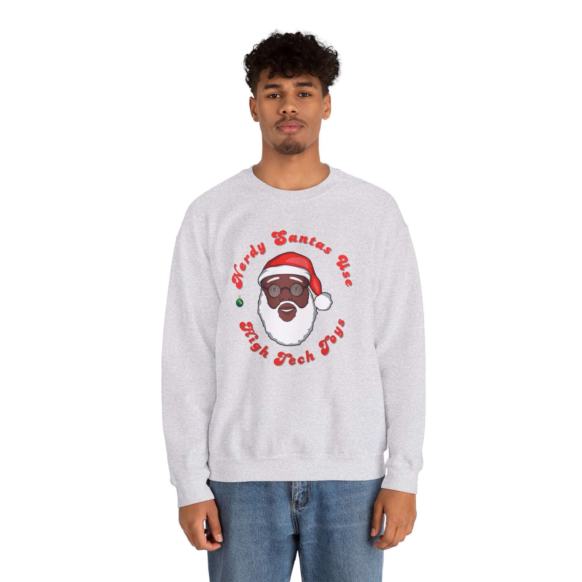 Nerdy Santas Christmas Sweatshirt, Brand63