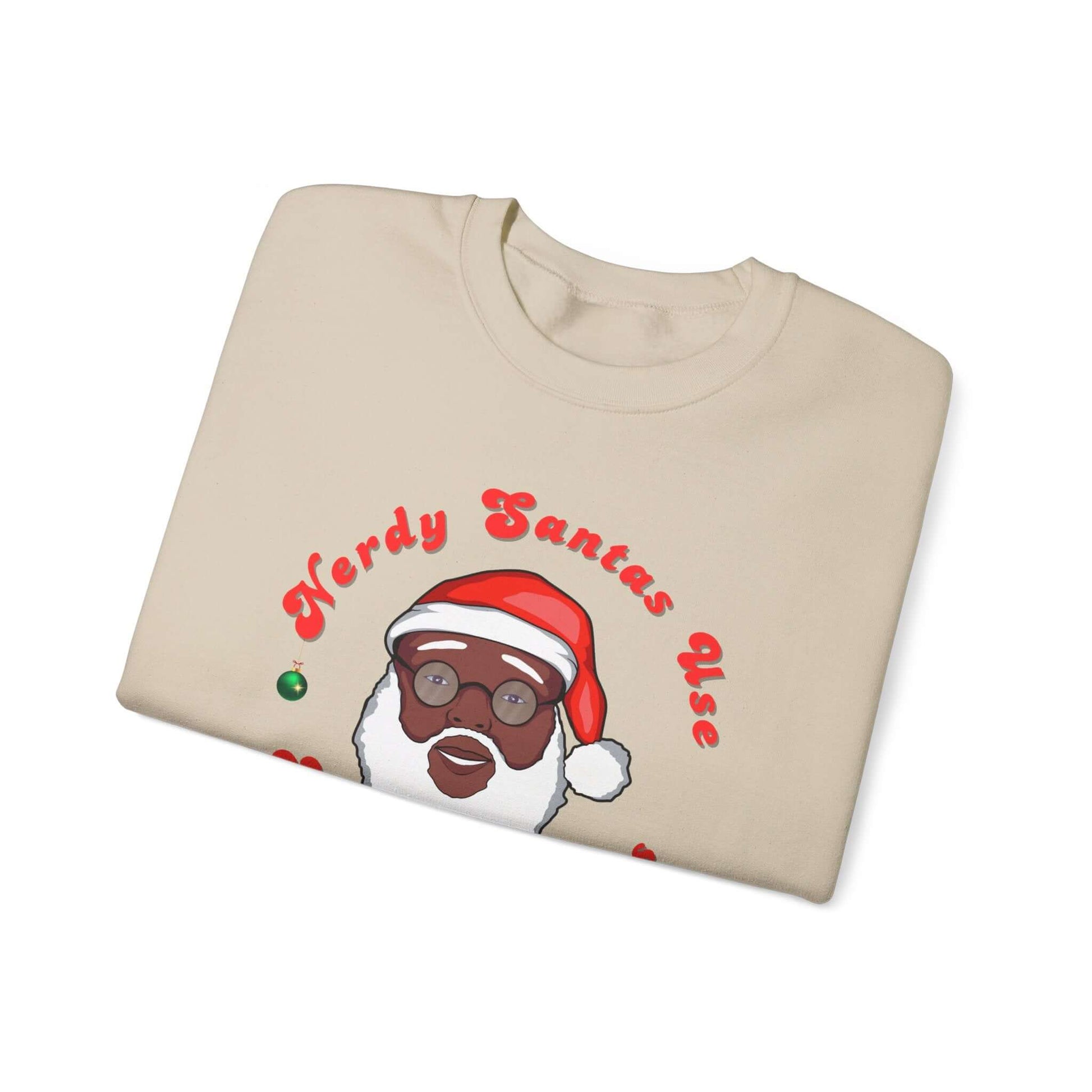 Nerdy Santas Christmas Sweatshirt, Brand63
