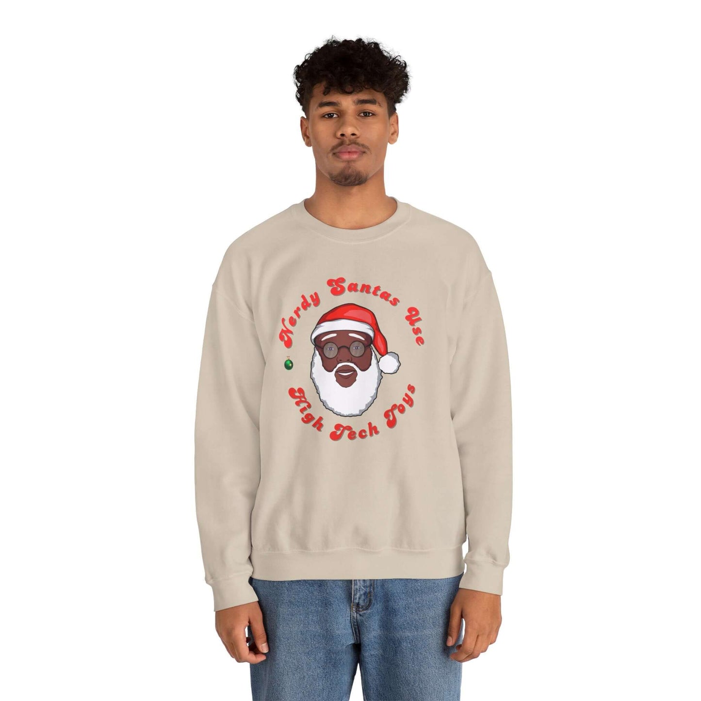 Nerdy Santas Christmas Sweatshirt, Brand63
