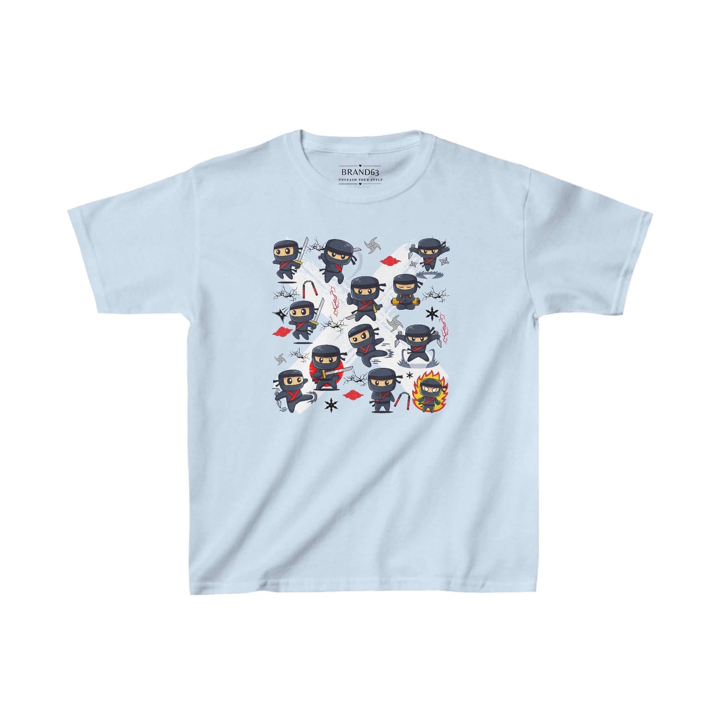 Ninja Warriors Kids Cotton T-Shirt, Brand63