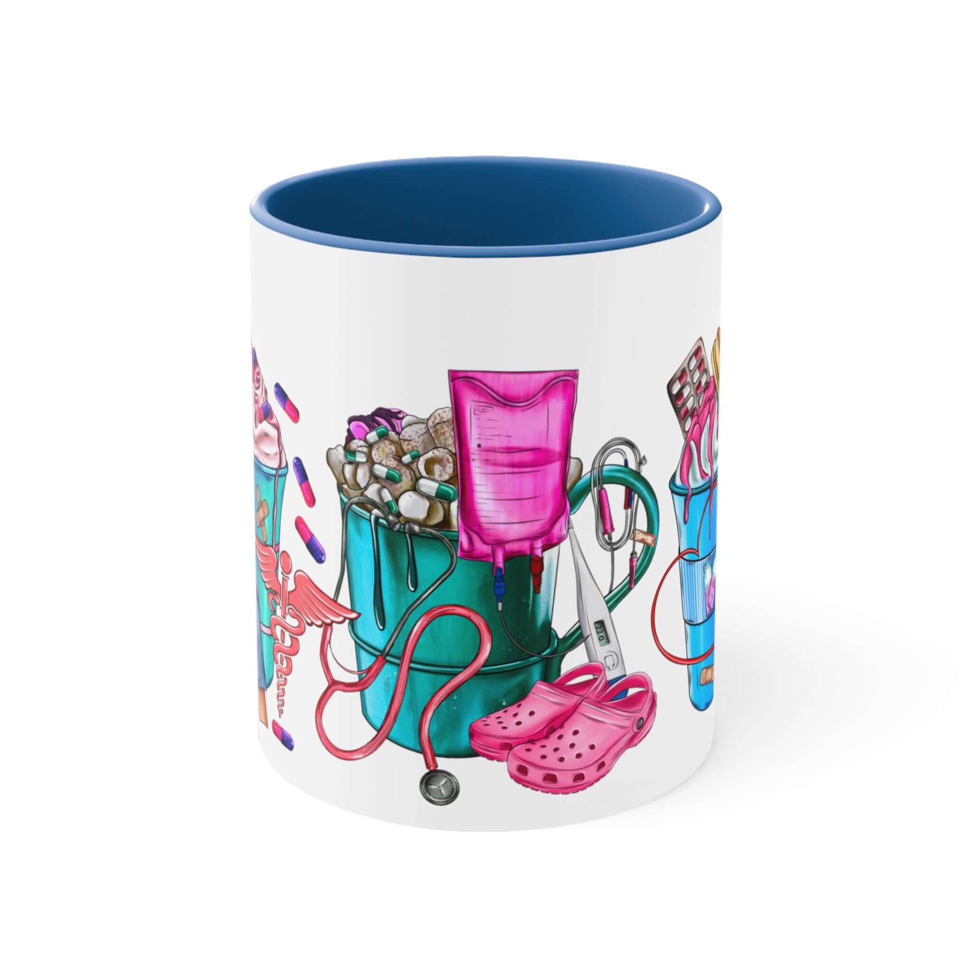 Nurse Ceramic Mug - Fron-tLine Worker Coffee Cup, coffee, coffee lover, drinking cup, Gift For Her, Christmas Gift, Holiday Gift, Birthday, Brand63