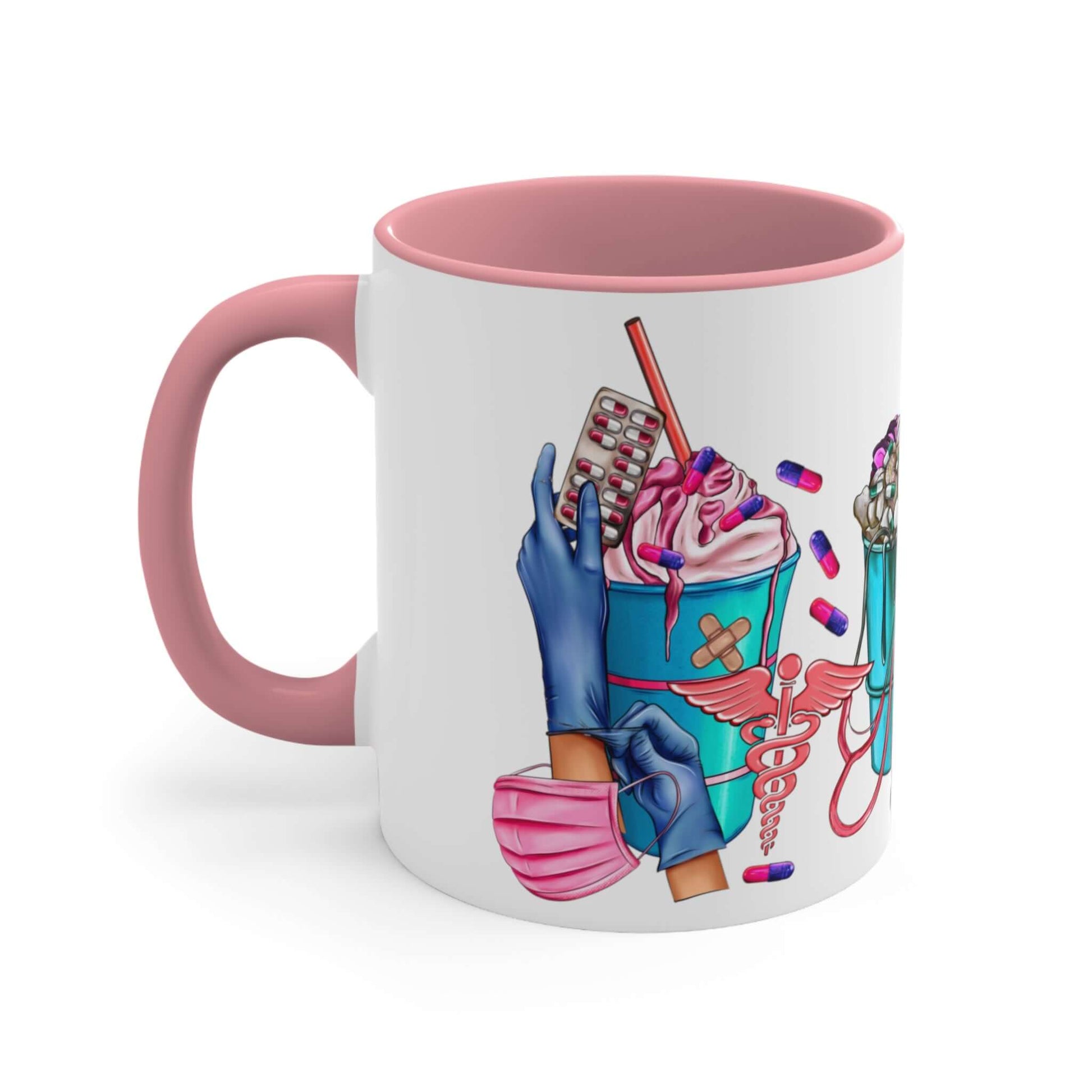 Nurse Ceramic Mug - Fron-tLine Worker Coffee Cup, coffee, coffee lover, drinking cup, Gift For Her, Christmas Gift, Holiday Gift, Birthday, Brand63