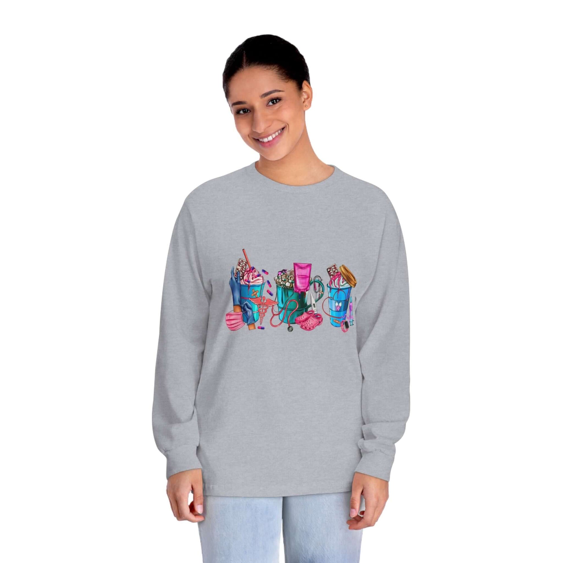 Nurses-Life Long-sleeve Shirt, Brand63