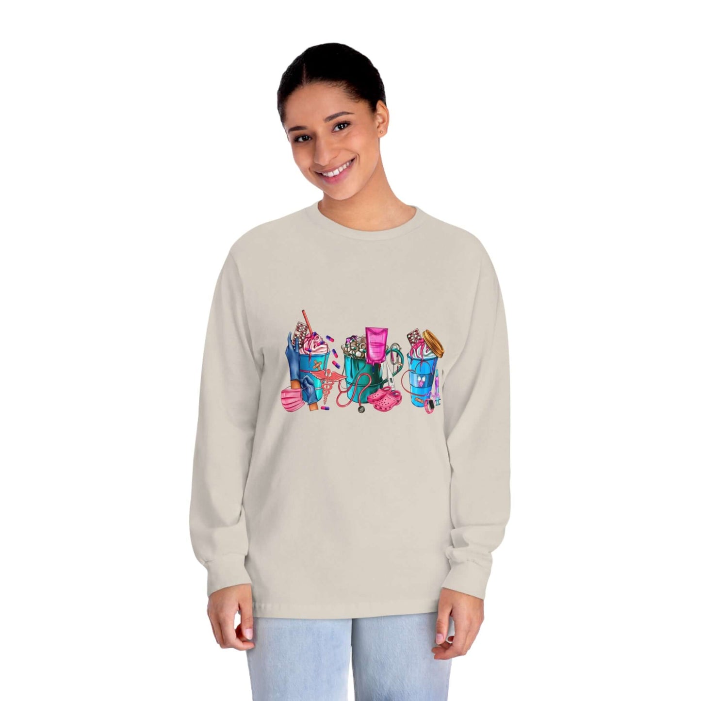 Nurses-Life Long-sleeve Shirt, Brand63