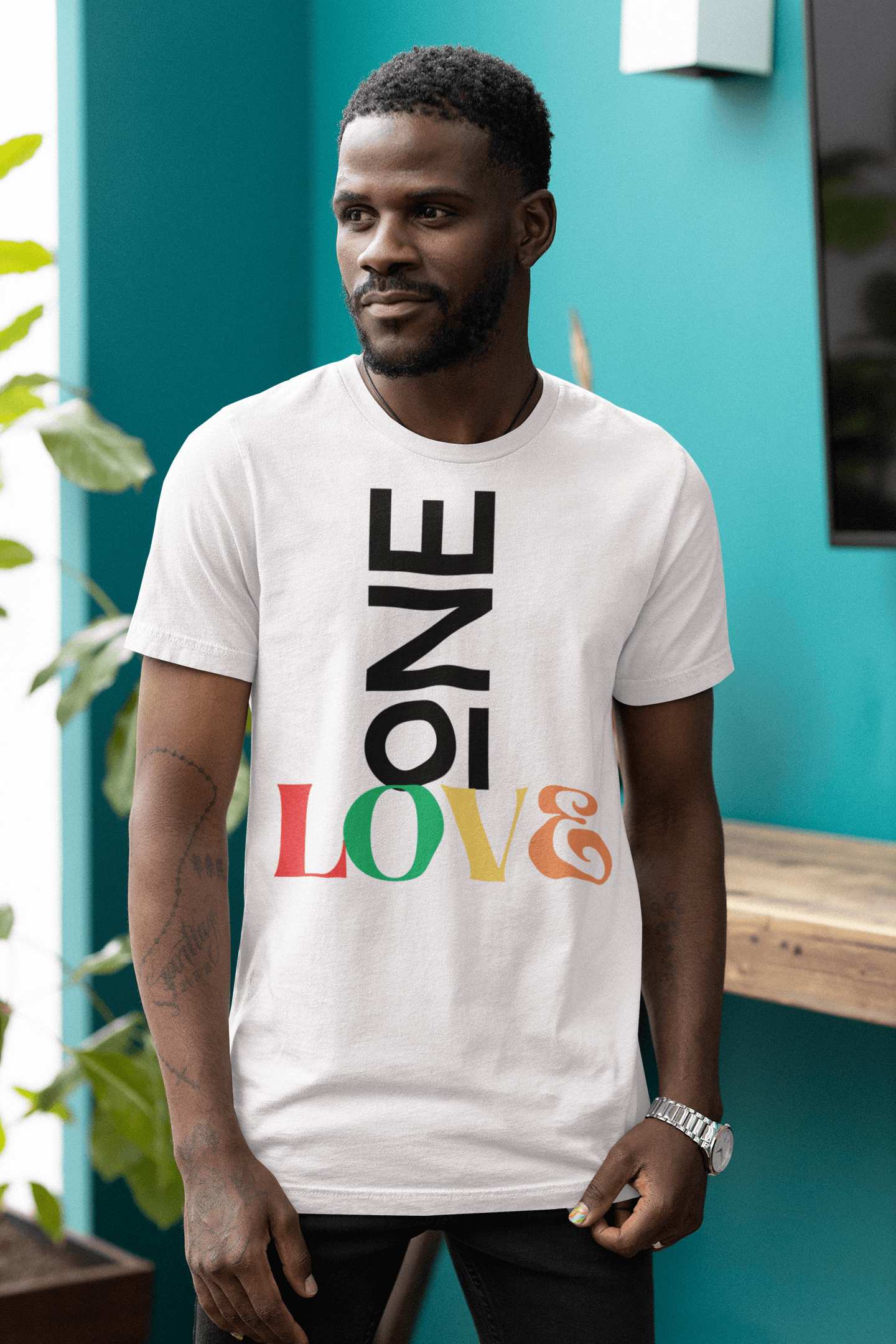 One Love! - Soft Jersey T-Shirt, Brand63
