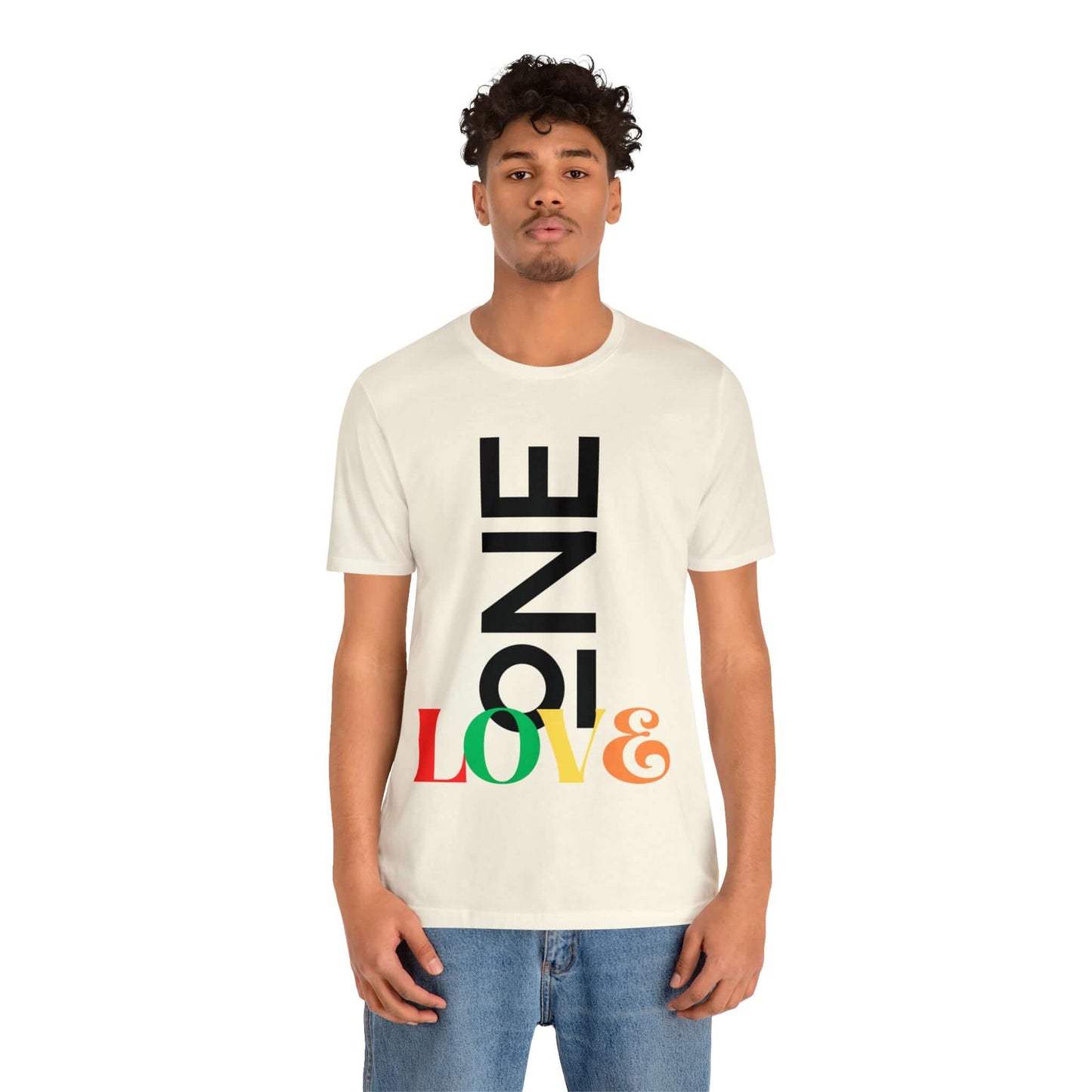 One Love! - Soft Jersey T-Shirt, Brand63