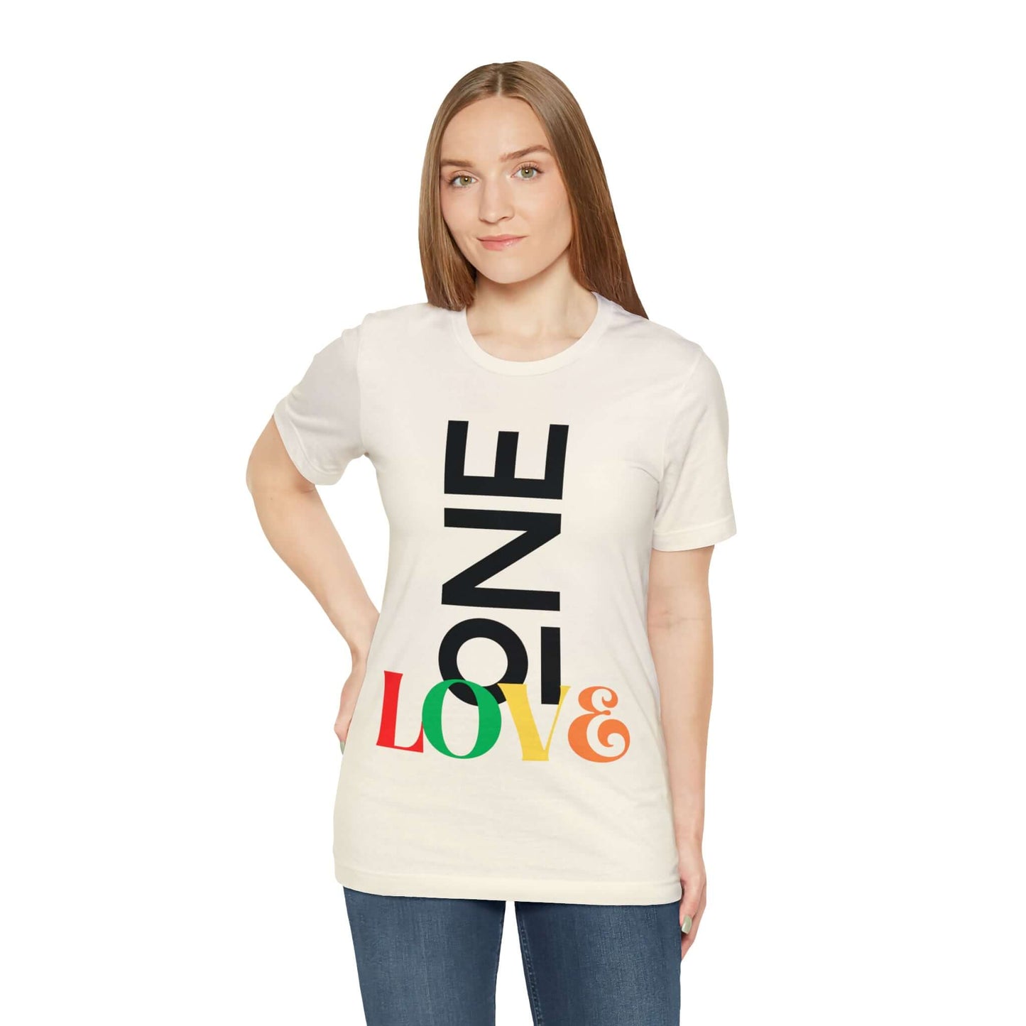 One Love! - Soft Jersey T-Shirt, Brand63