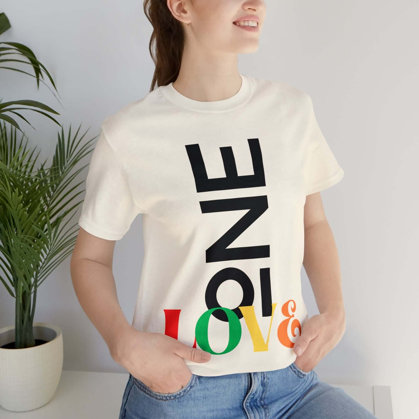 One Love! - Soft Jersey T-Shirt, Brand63