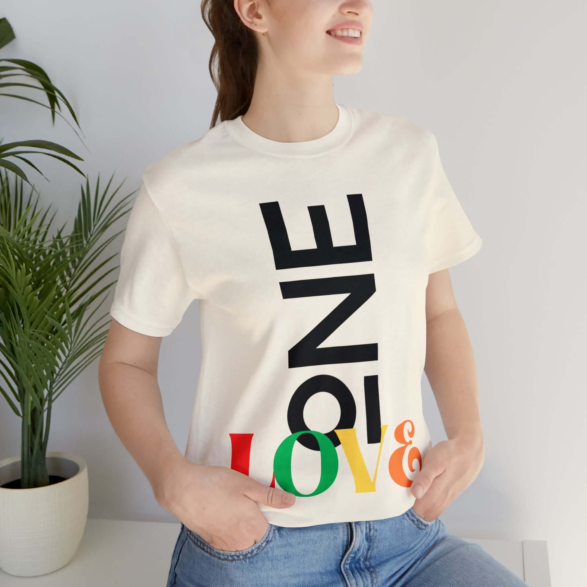 One Love! - Soft Jersey T-Shirt, Brand63