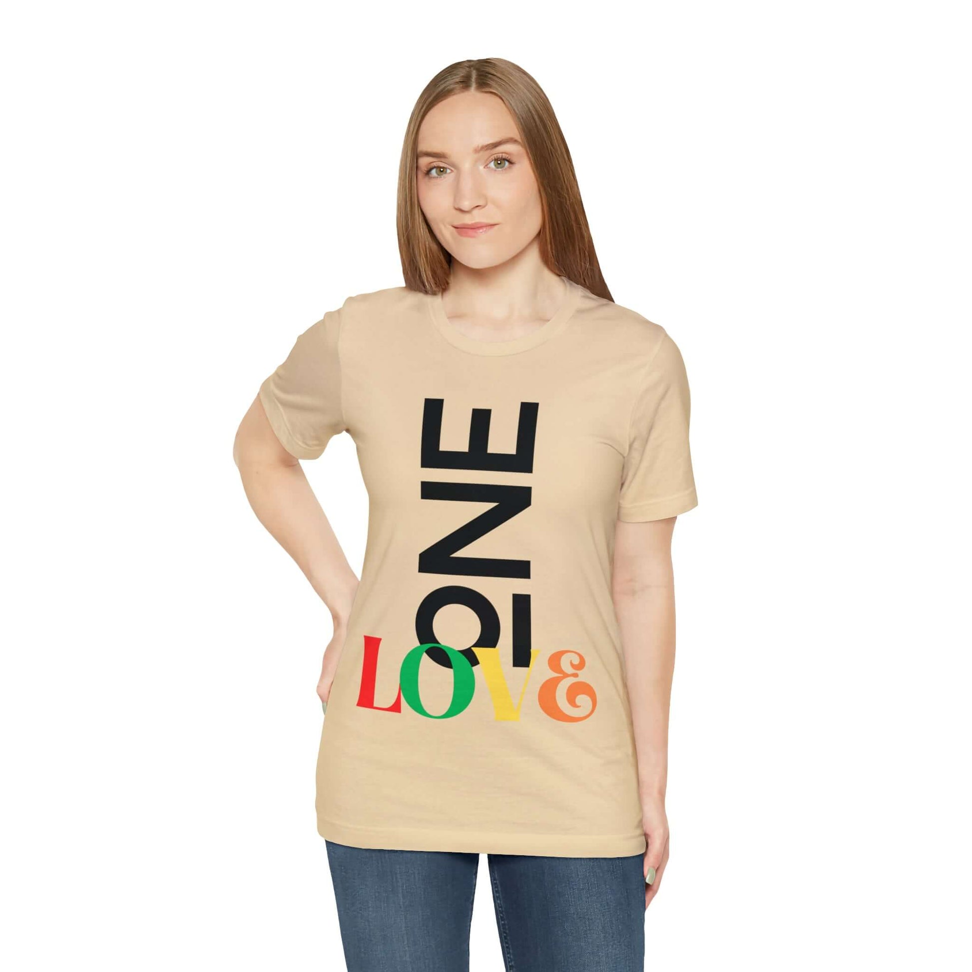 One Love! - Soft Jersey T-Shirt, Brand63