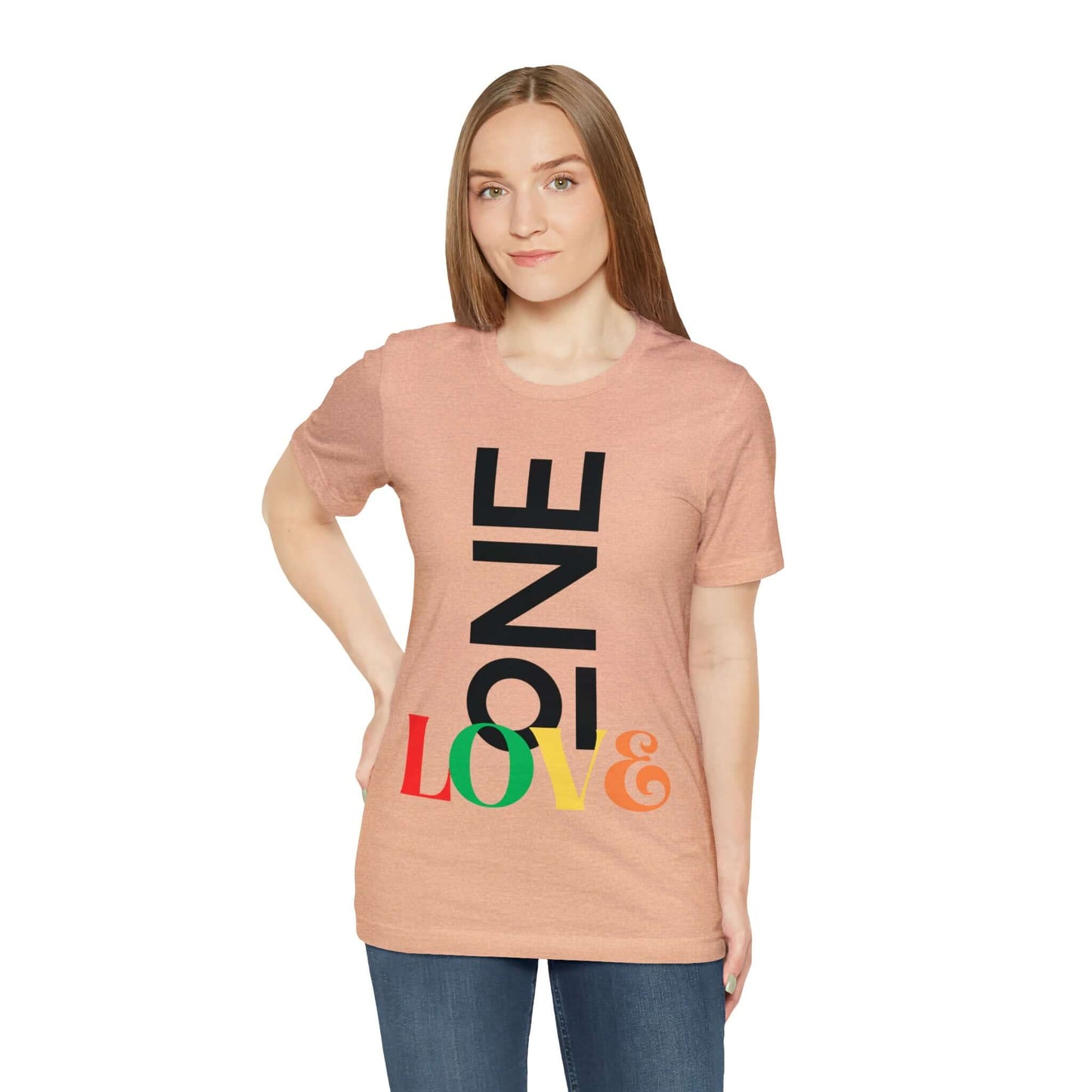 One Love! - Soft Jersey T-Shirt, Brand63