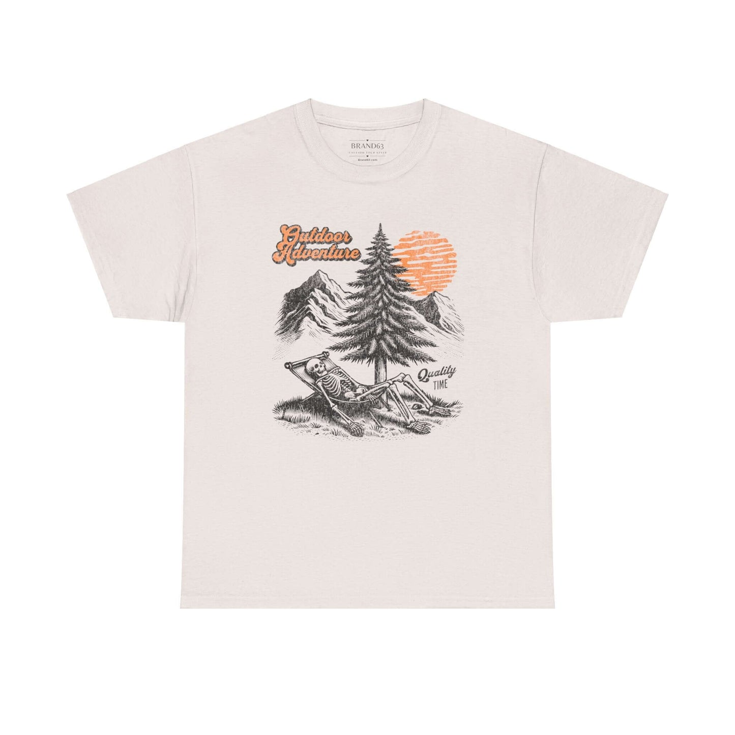 Outdoor Adventure Skeleton Cotton Tee, Brand63