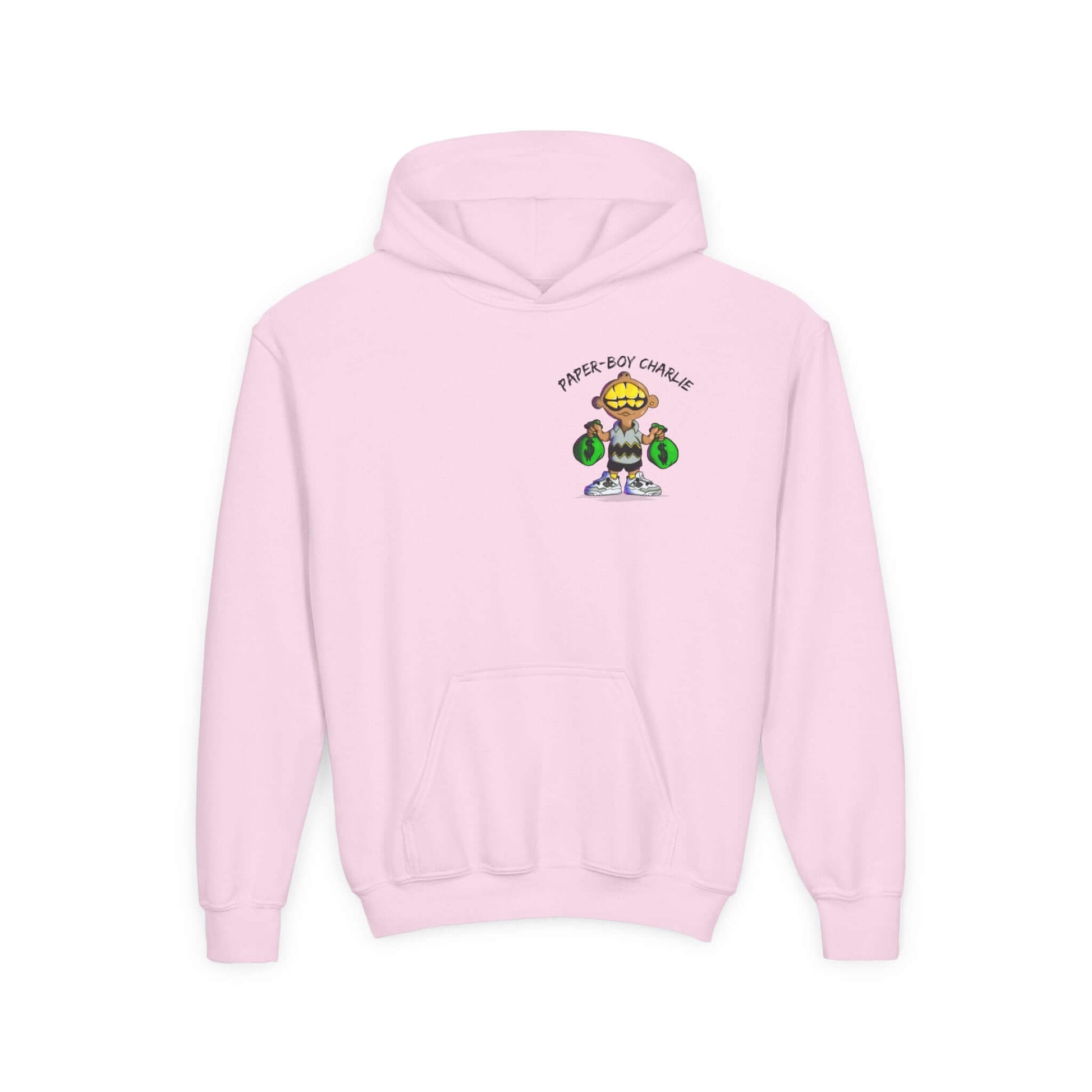 Paper-Boy Charlie Youth Hoodie, Brand63