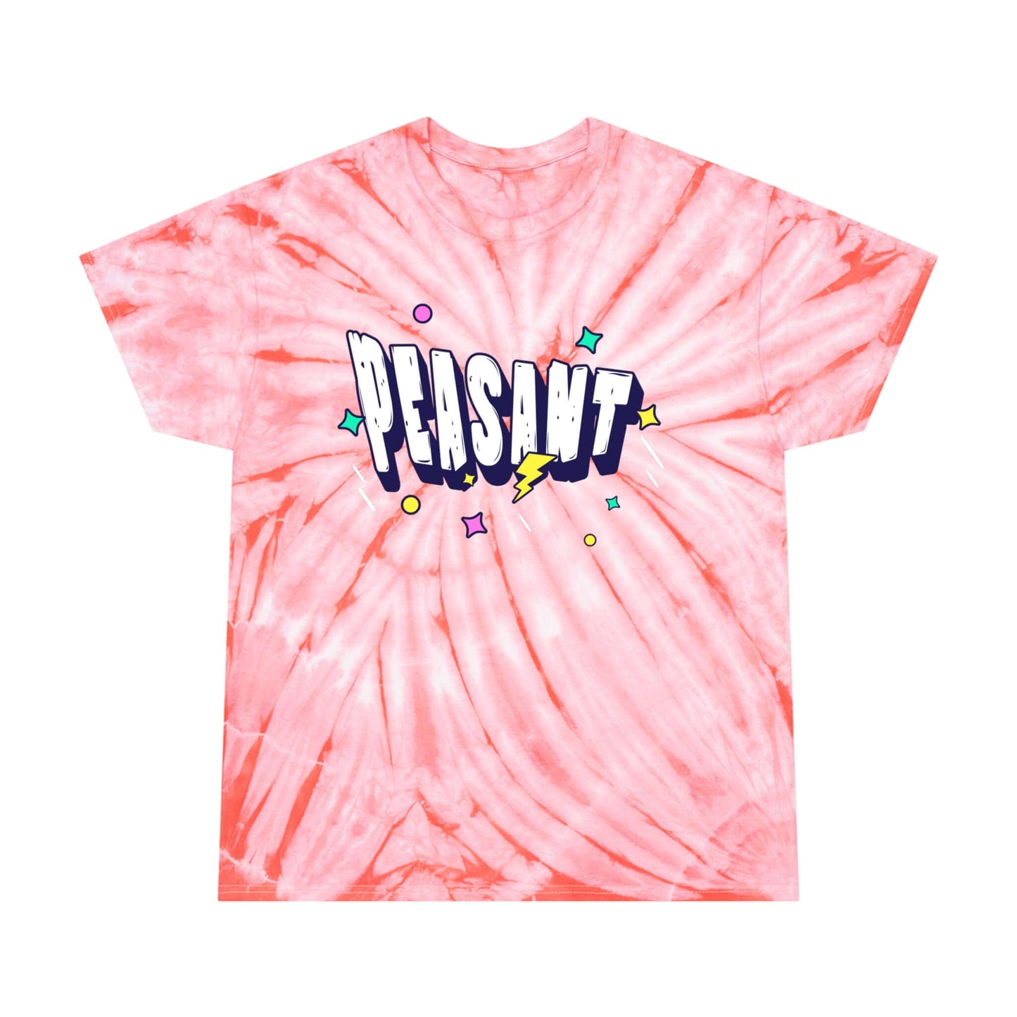 Peasant Sarcastic Funny Tie-Dye Tee, Cyclone Shirt, Brand63