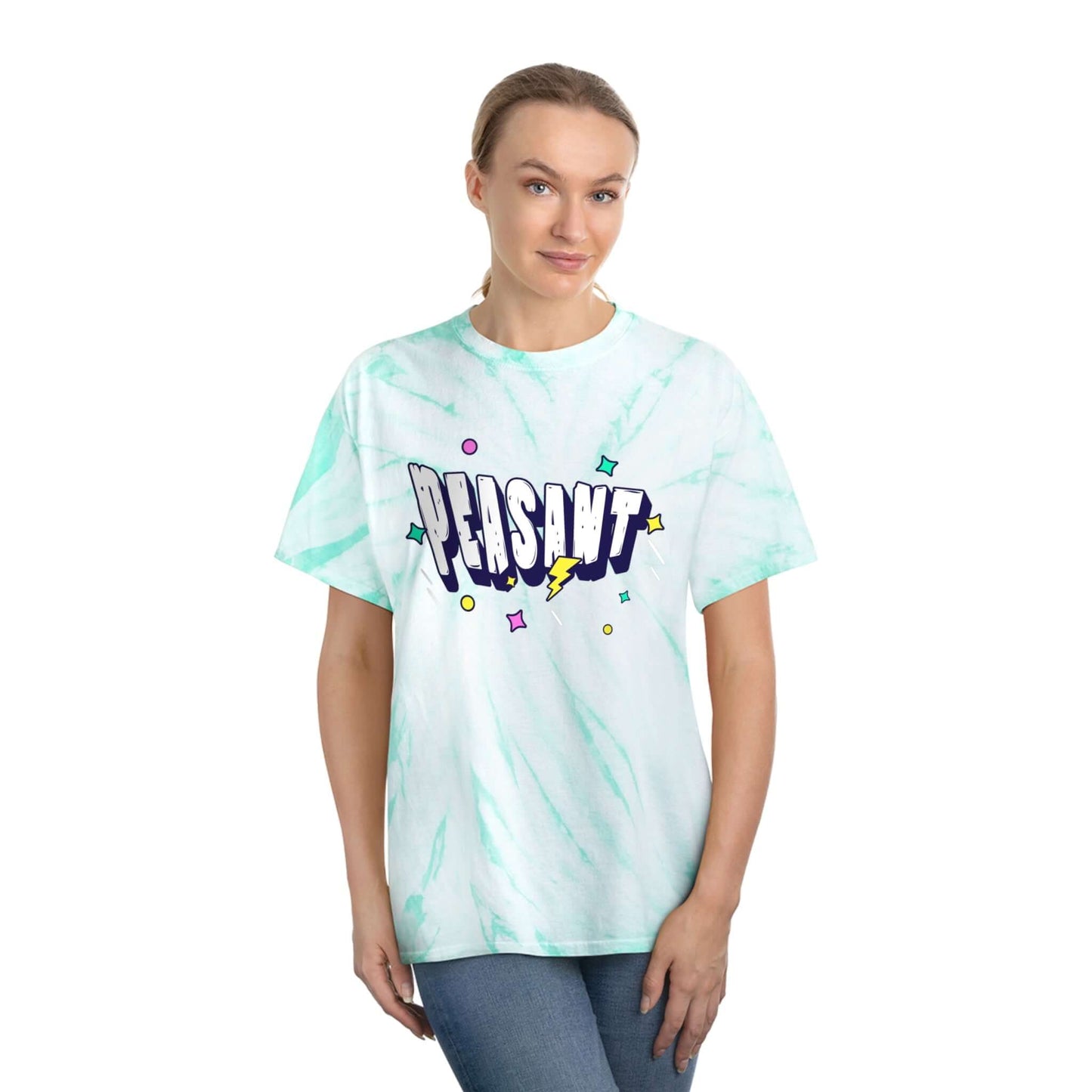 Peasant Sarcastic Funny Tie-Dye Tee, Cyclone Shirt, Brand63