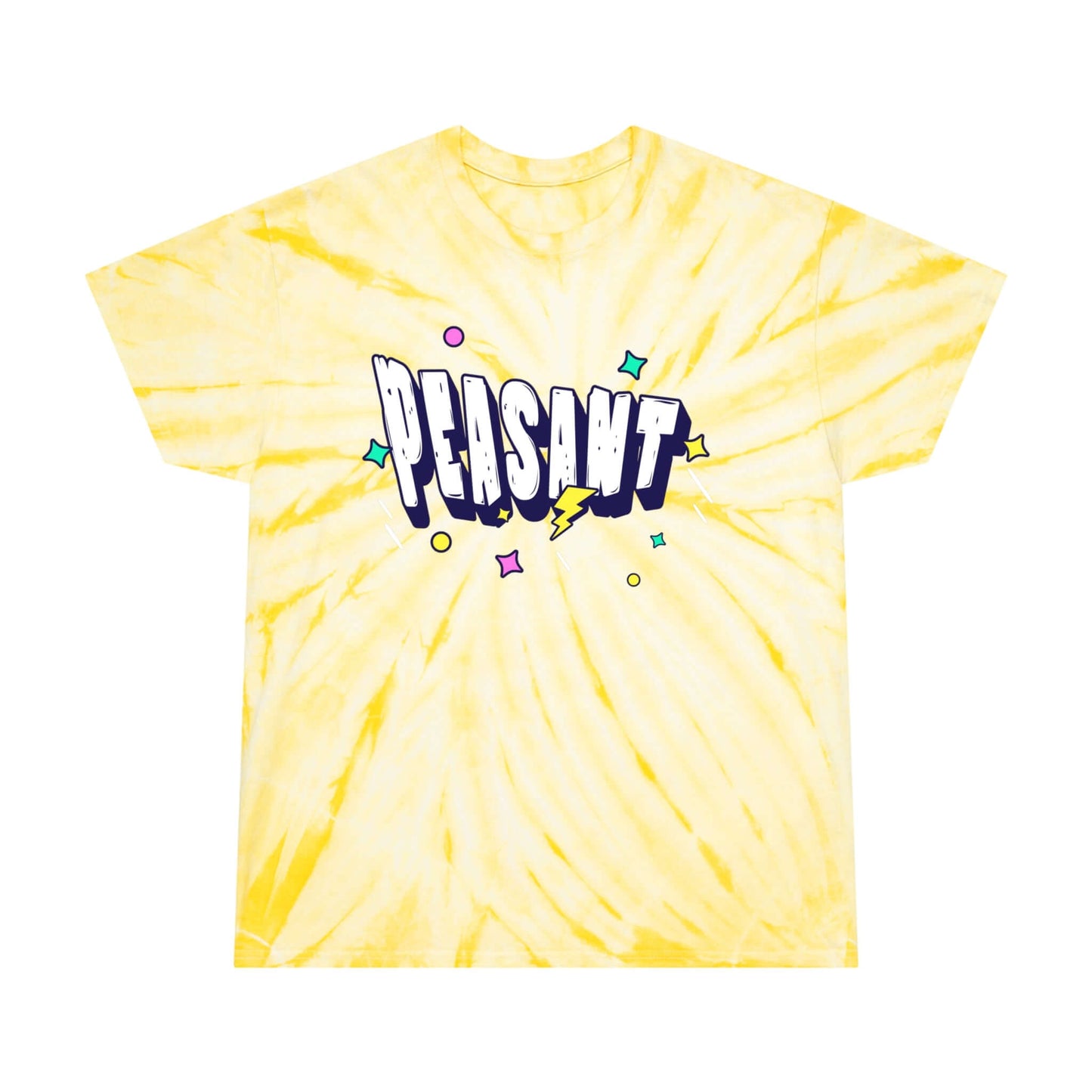 Peasant Sarcastic Funny Tie-Dye Tee, Cyclone Shirt, Brand63