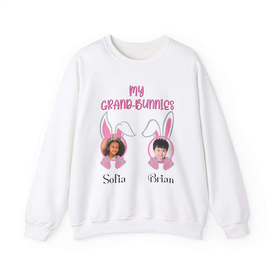 Personalized Easter Grandbaby Sweatshirt for Grandma, Brand63
