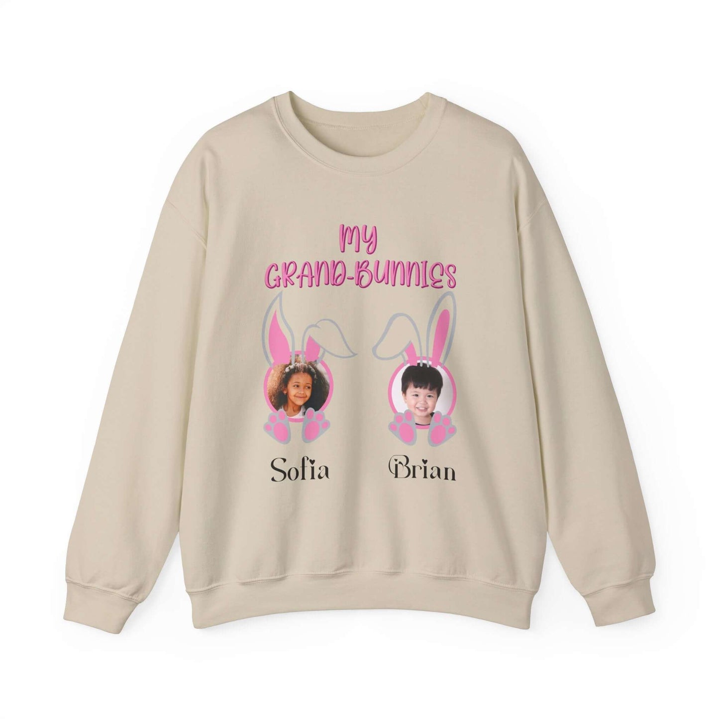 Personalized Easter Grandbaby Sweatshirt for Grandma, Brand63