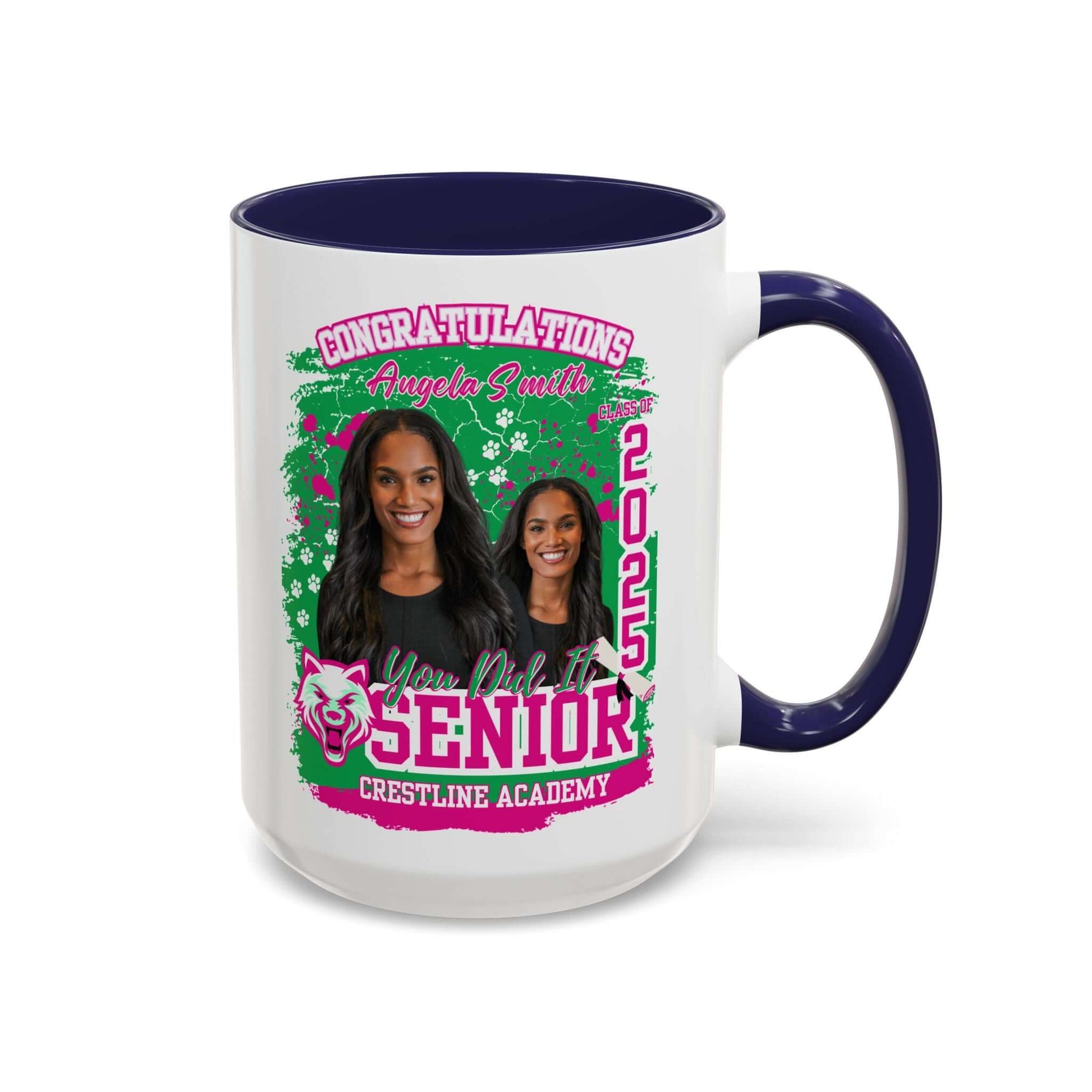 Personalized Graduation Coffee Mug - 2025 Class Celebration, Brand63