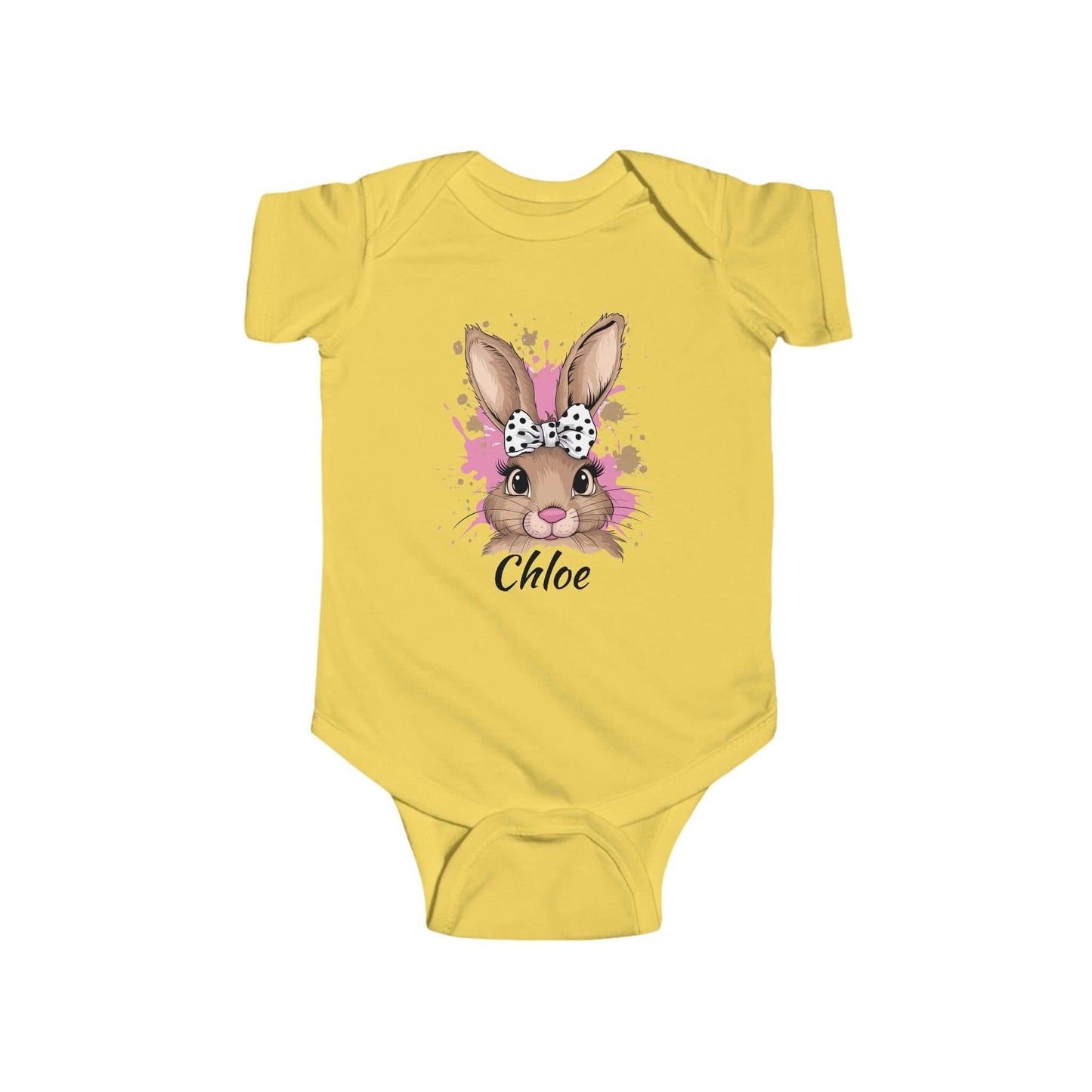 Personalized Name Easter Bunny Infant Onesie, Brand63