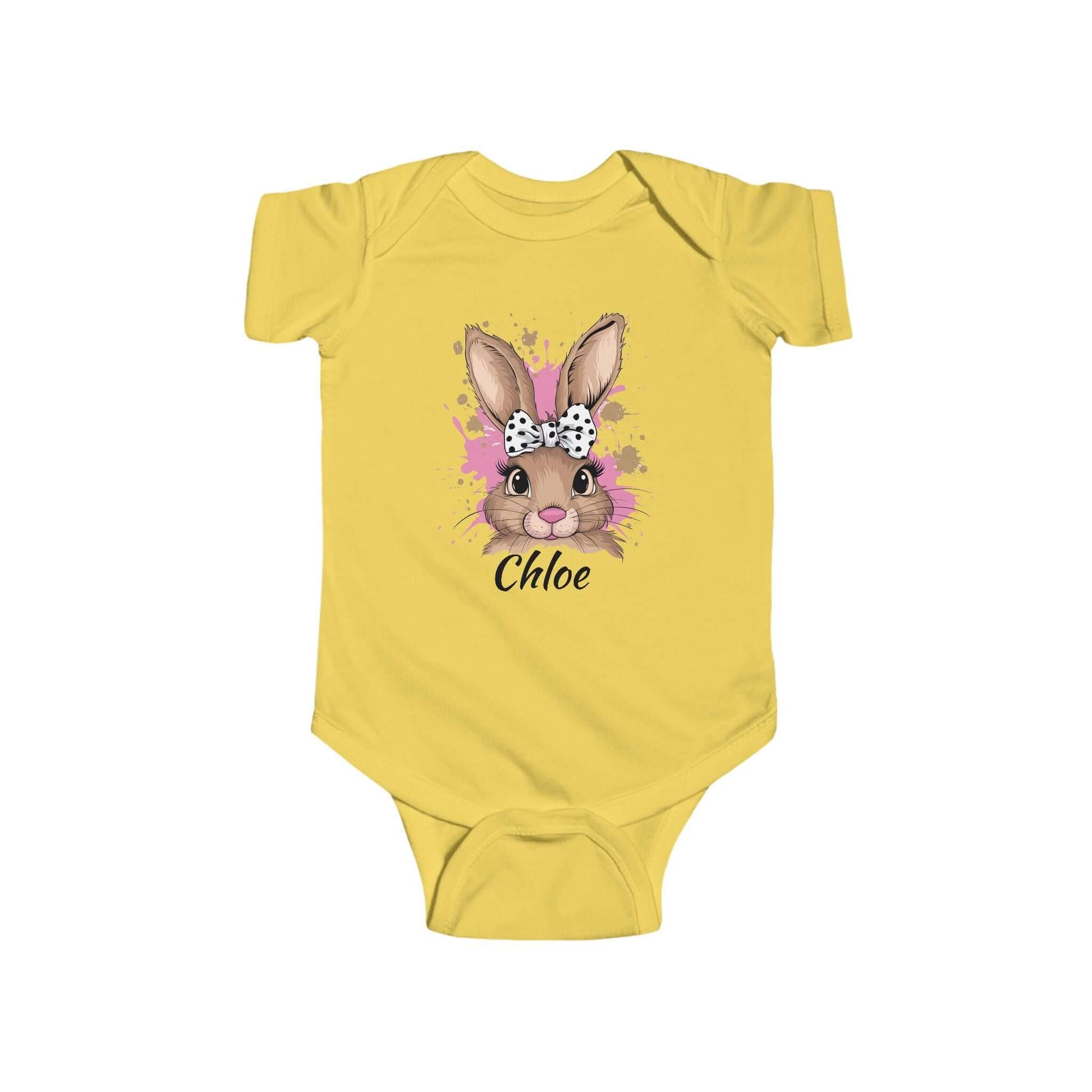 Personalized Name Easter Bunny Infant Onesie, Brand63