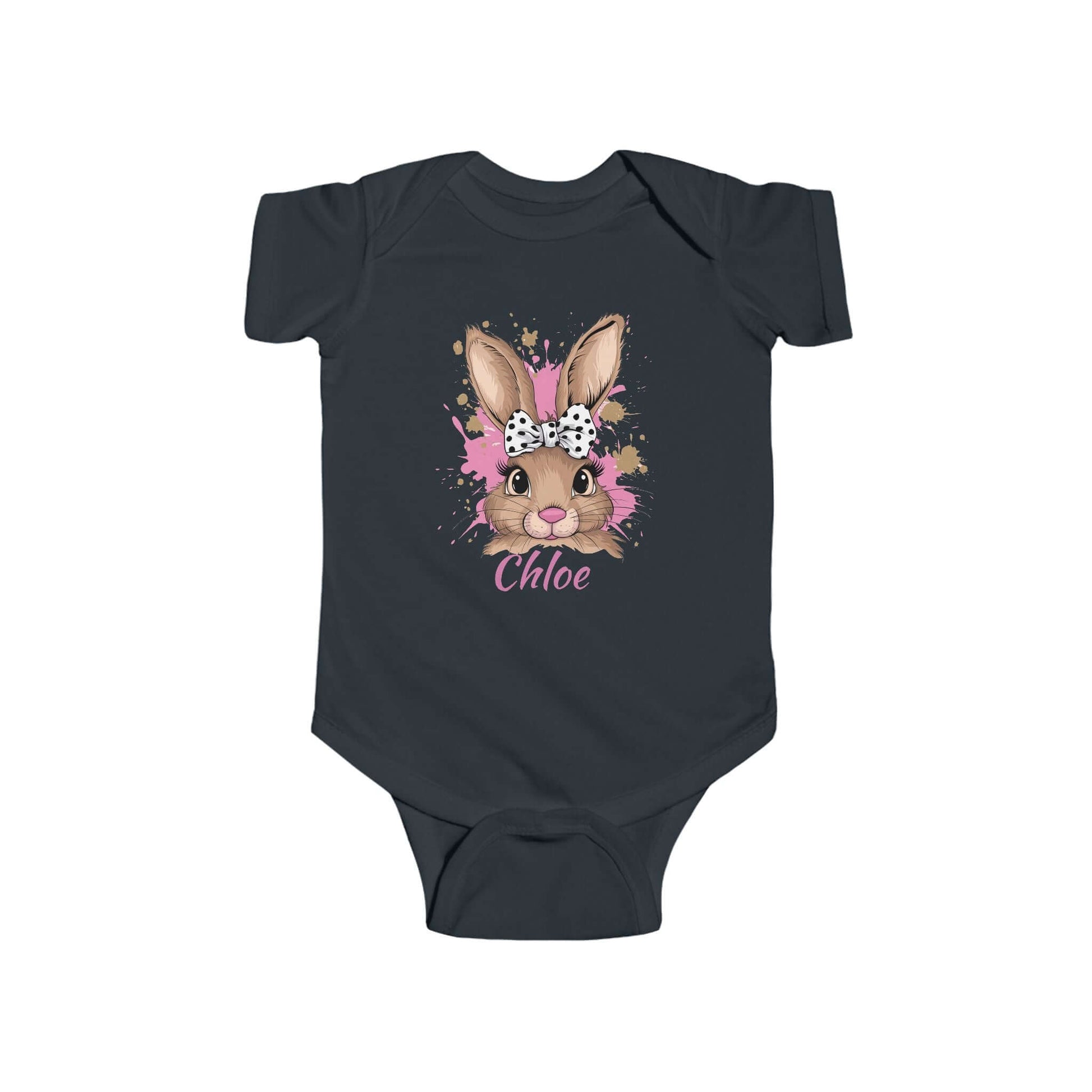Personalized Name Easter Bunny Infant Onesie, Brand63