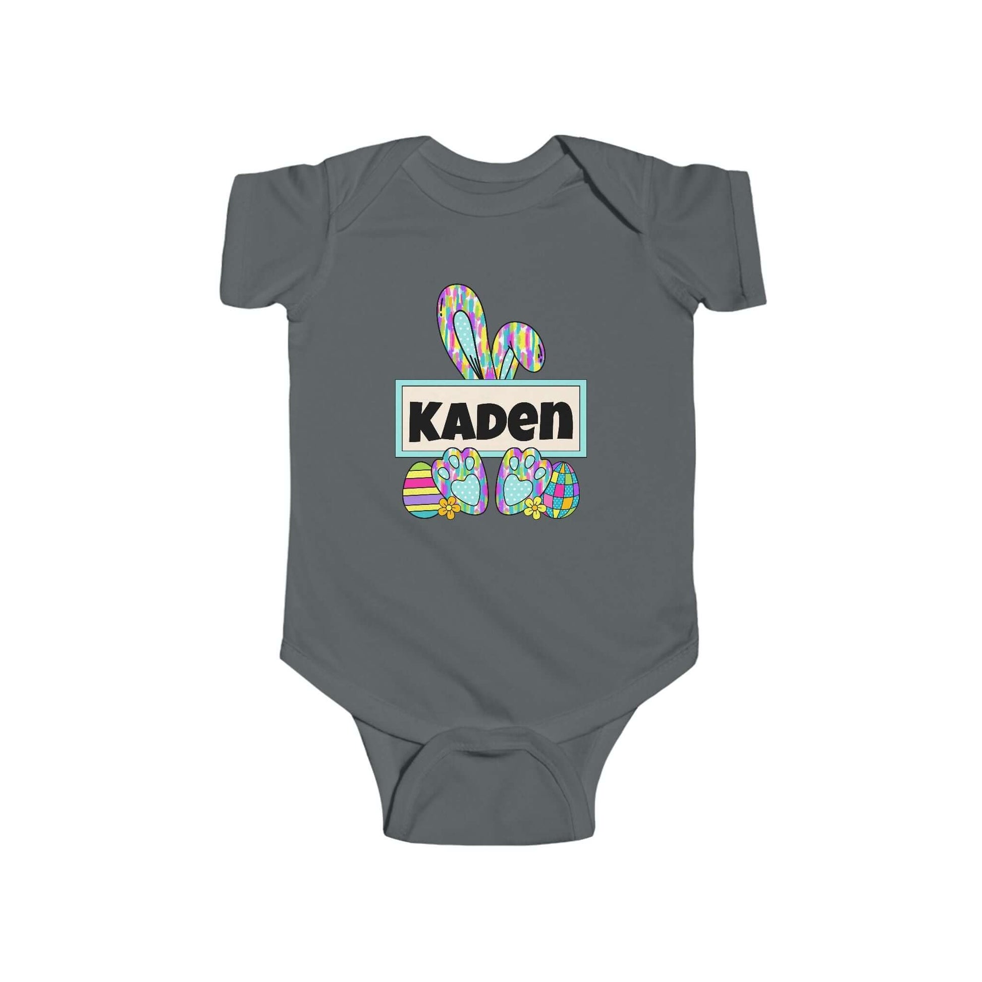 Personalized Name Easter Bunny Infant Onesie-Tshirt, Brand63