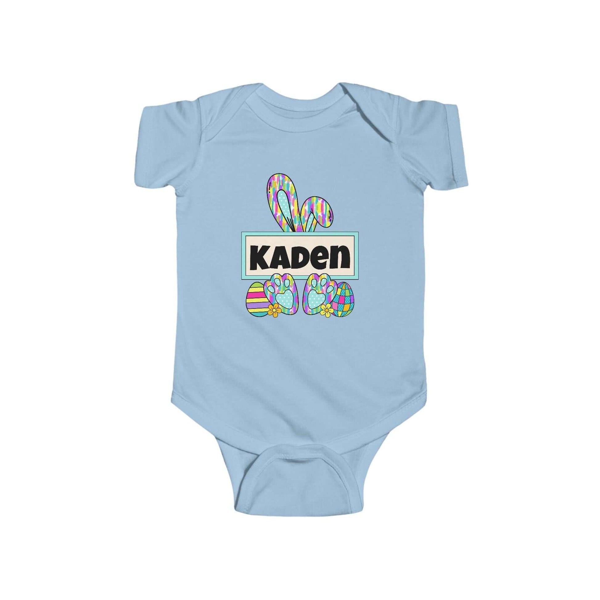 Personalized Name Easter Bunny Infant Onesie-Tshirt, Brand63
