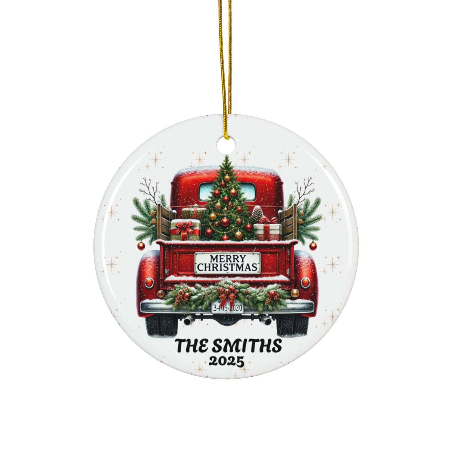 Personalized Old Fashion Christmas Ornament Set (5pcs, 10pcs), Brand63