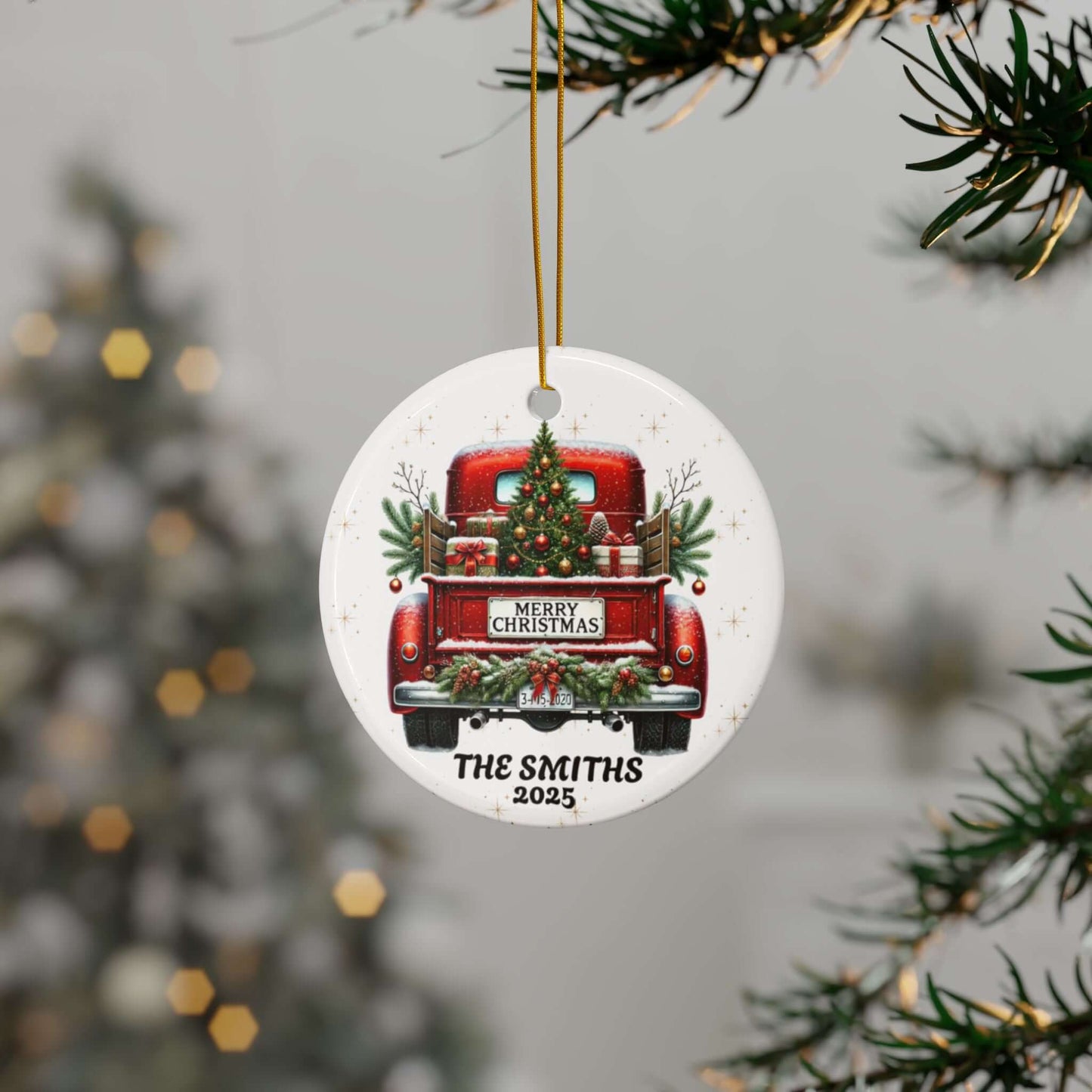 Personalized Old Fashion Christmas Ornament Set (5pcs, 10pcs), Brand63