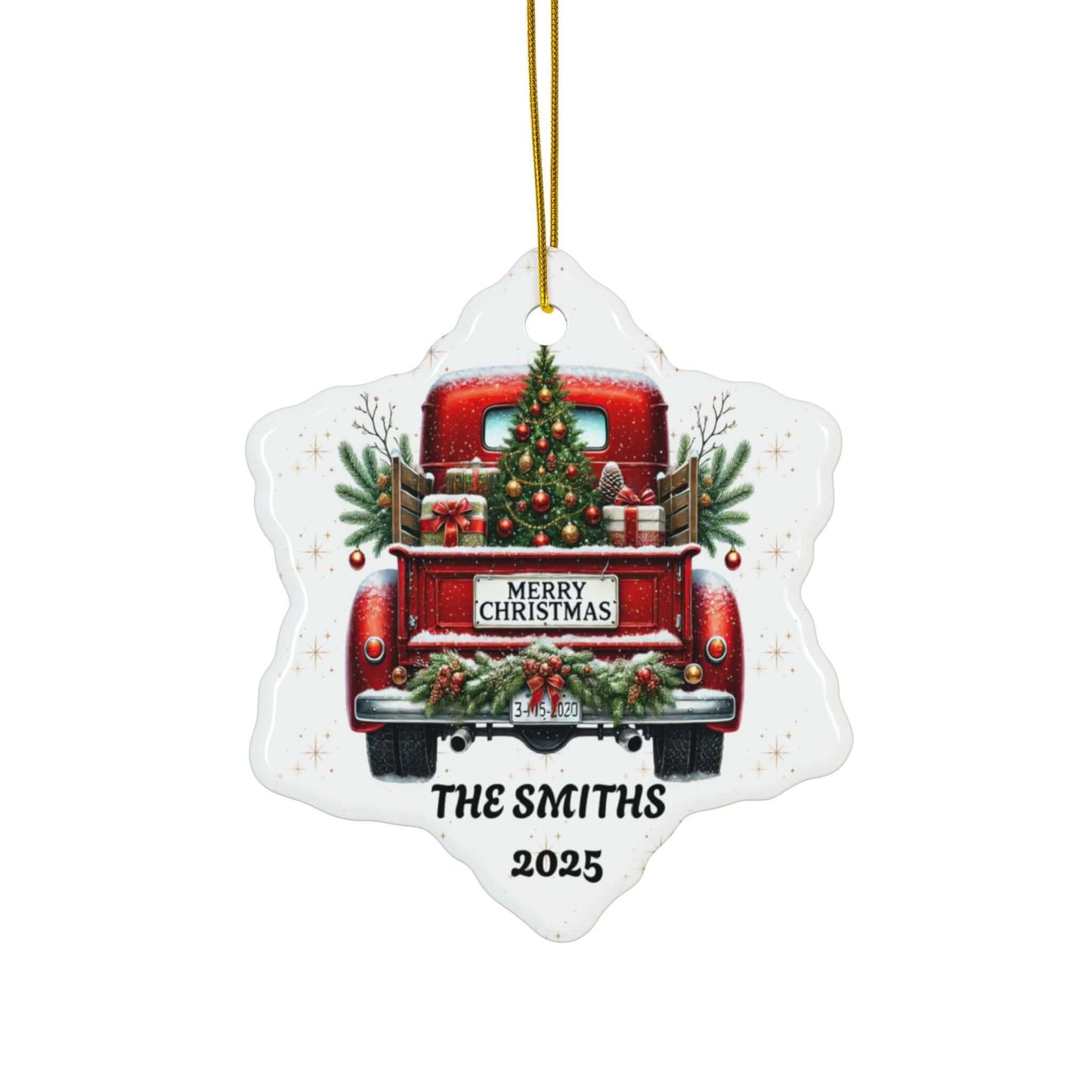 Personalized Old Fashion Christmas Ornament Set (5pcs, 10pcs), Brand63