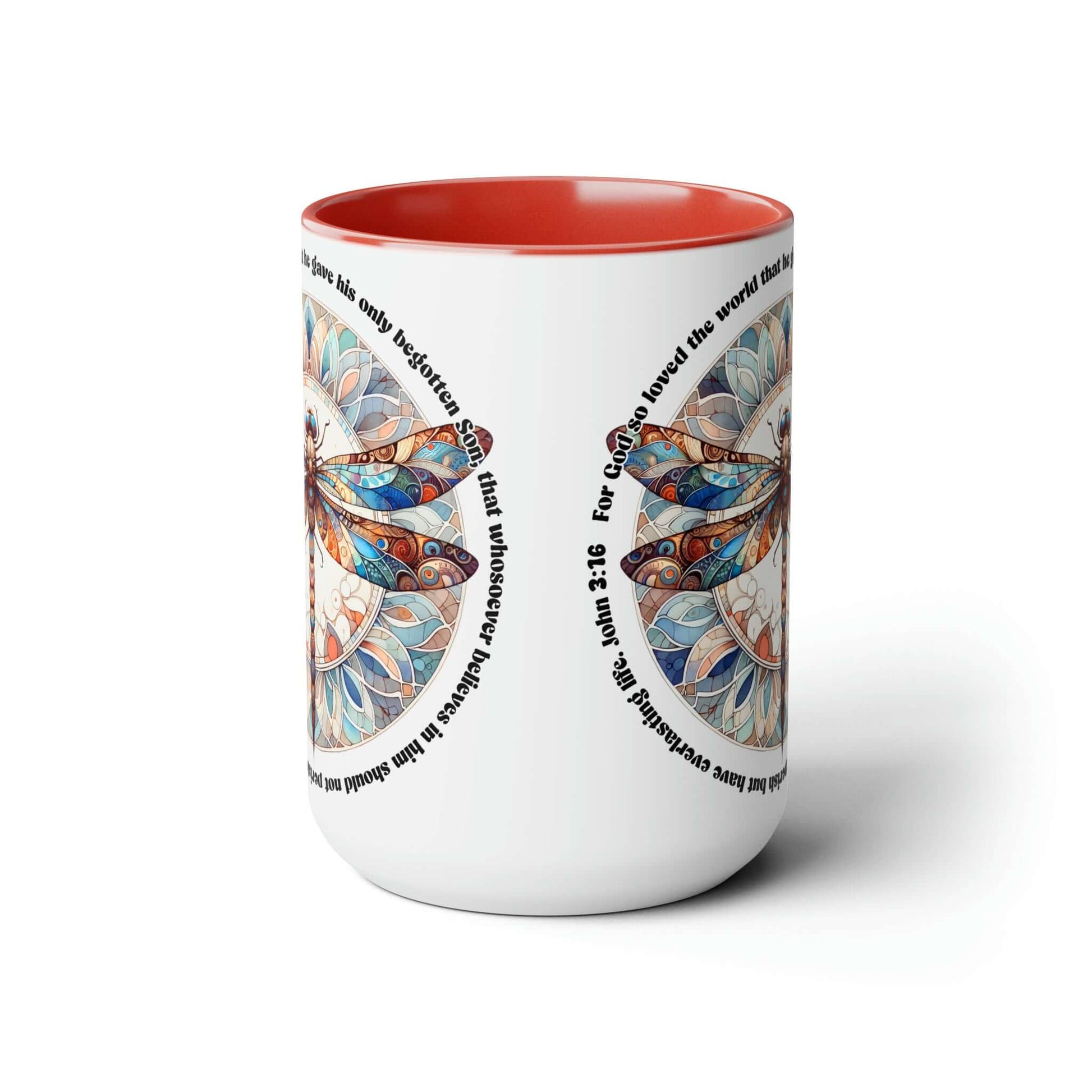 Praise & Worship Coffee Mugs, 15oz | Bible Verse John 3:16, Brand63