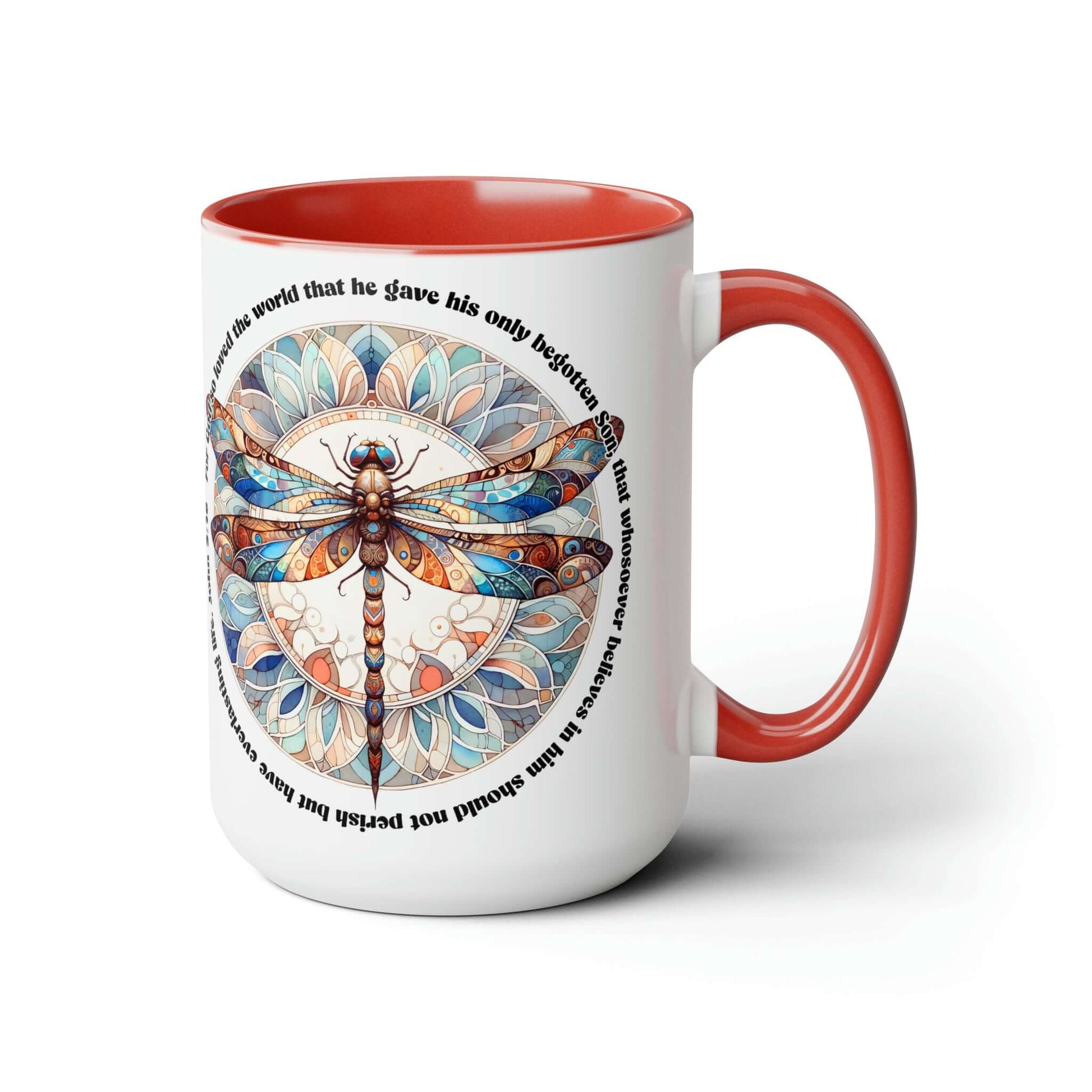 Praise & Worship Coffee Mugs, 15oz | Bible Verse John 3:16, Brand63