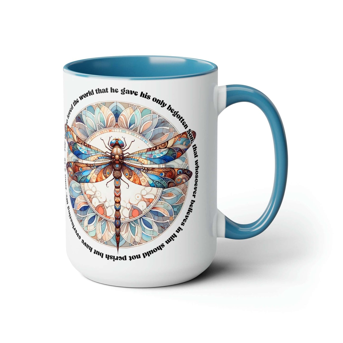 Praise & Worship Coffee Mugs, 15oz | Bible Verse John 3:16, Brand63