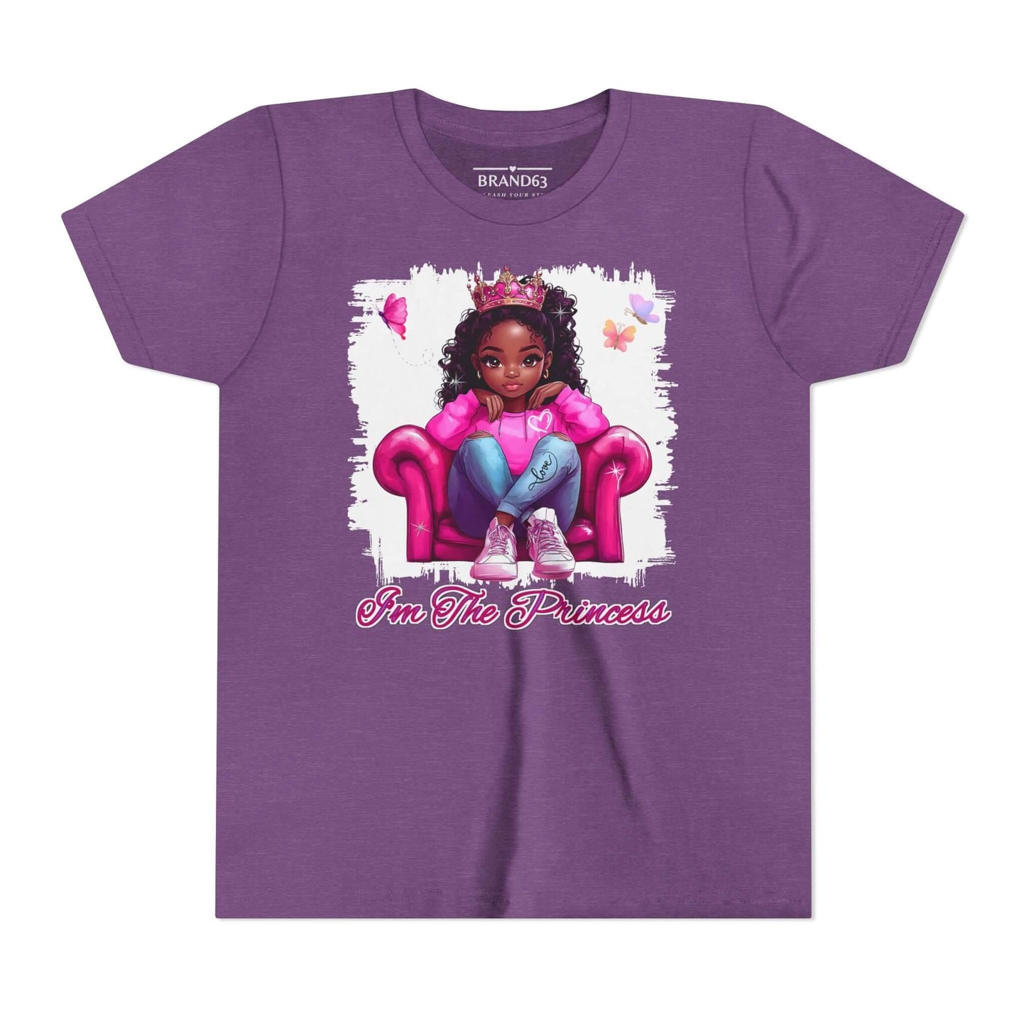 Princess Girl Short Sleeve Tee - Cute & Fun, Brand63