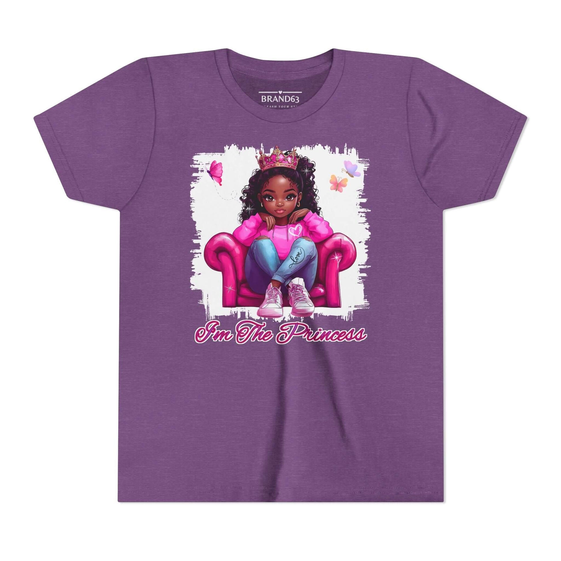 Princess Girl Short Sleeve Tee - Cute & Fun, Brand63