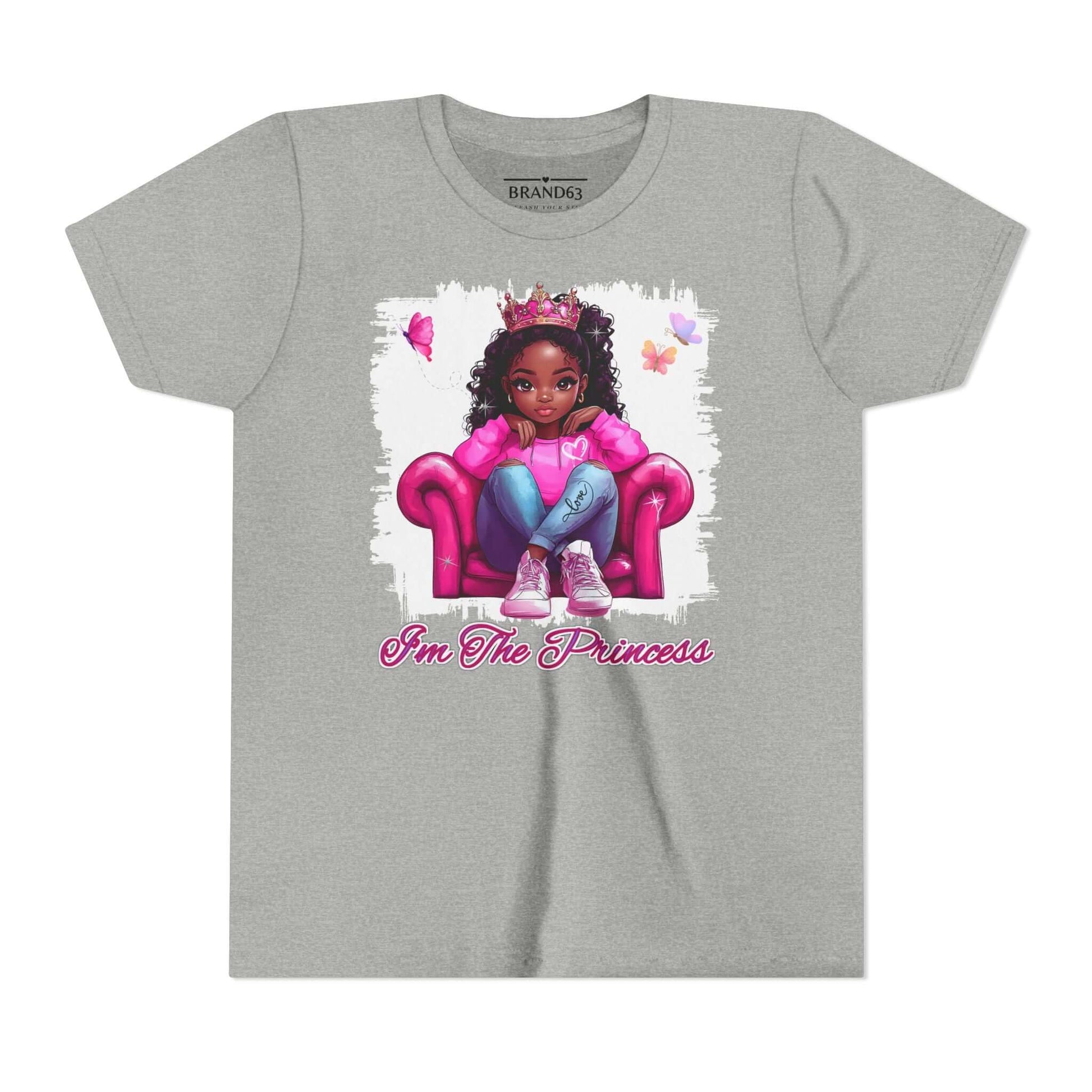 Princess Girl Short Sleeve Tee - Cute & Fun, Brand63