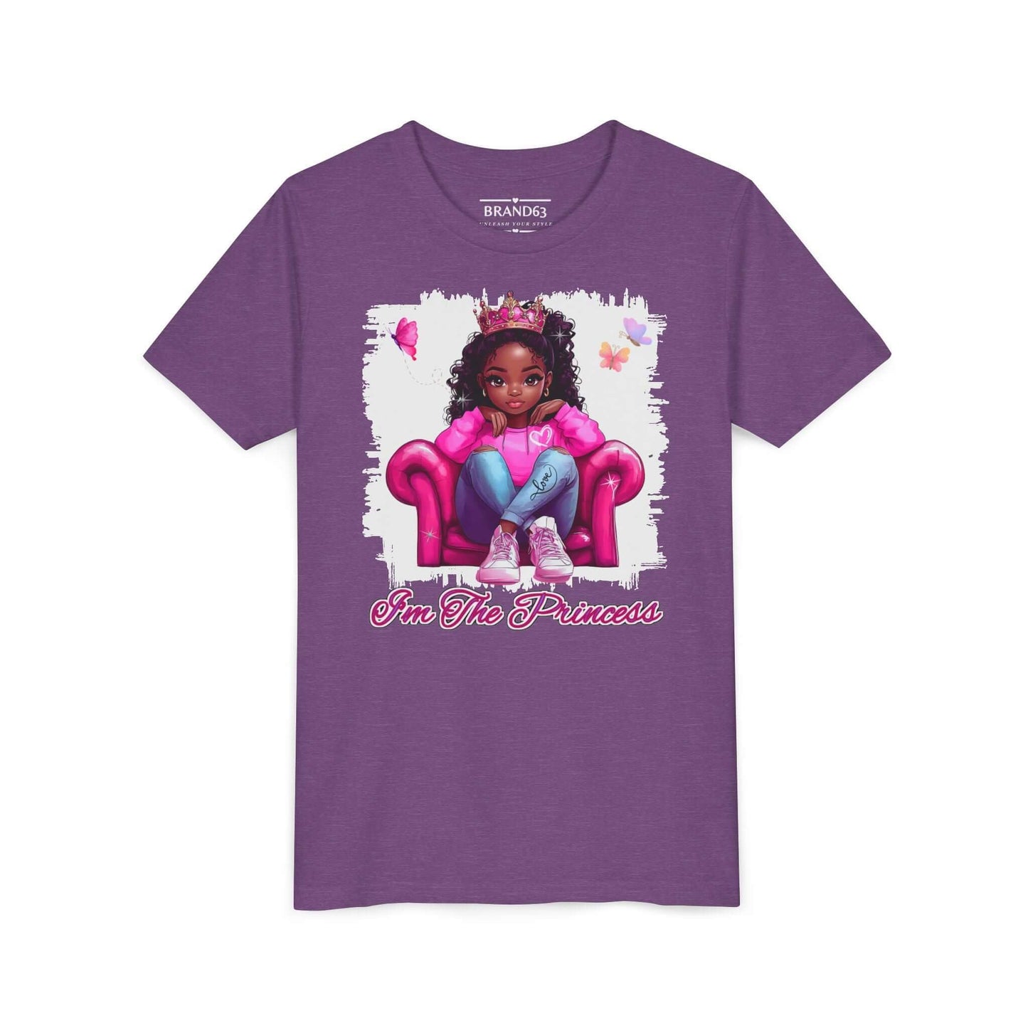 Princess Girl Short Sleeve Tee - Cute & Fun, Brand63