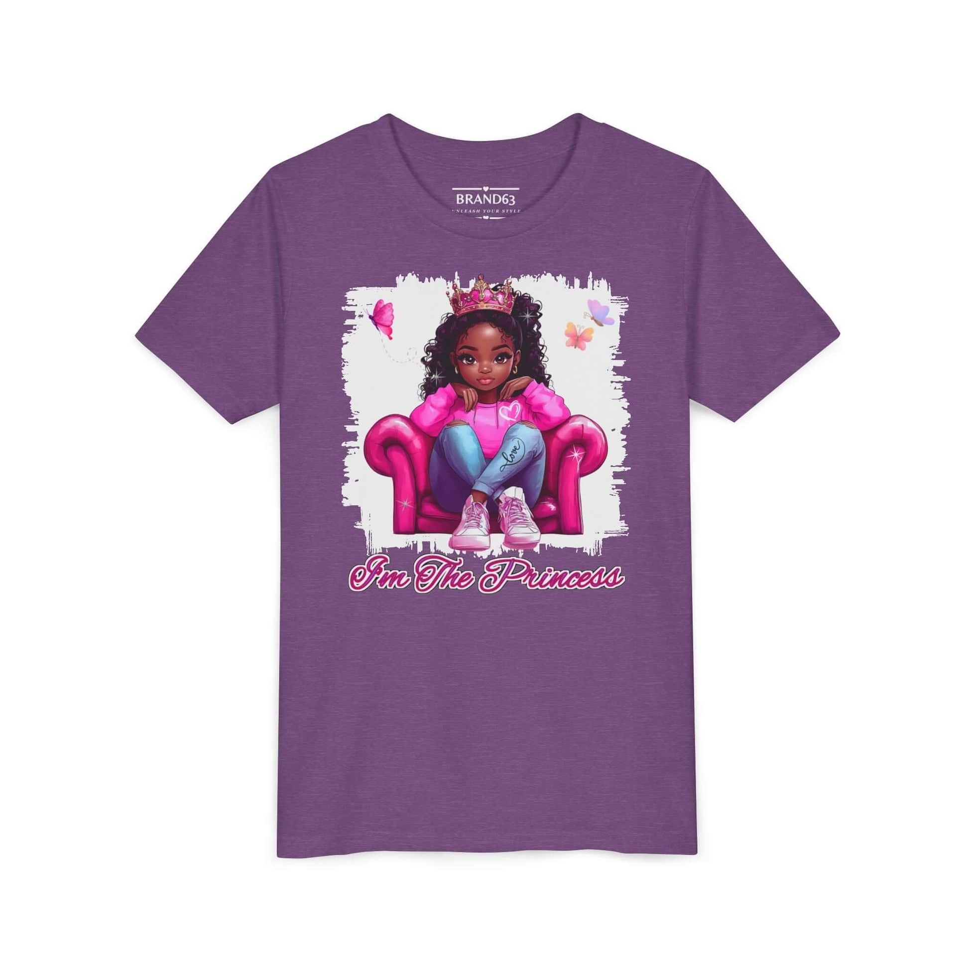 Princess Girl Short Sleeve Tee - Cute & Fun, Brand63