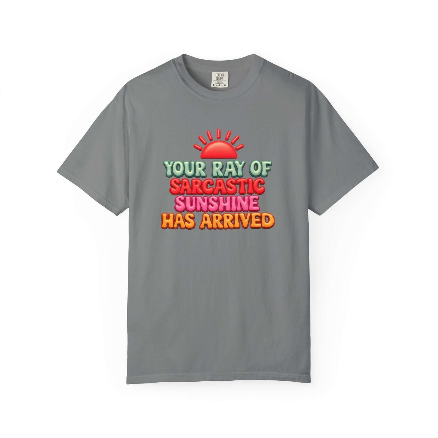 Ray of Sunshine Sarcastic Tee — Faux 3D Graphic T-Shirt