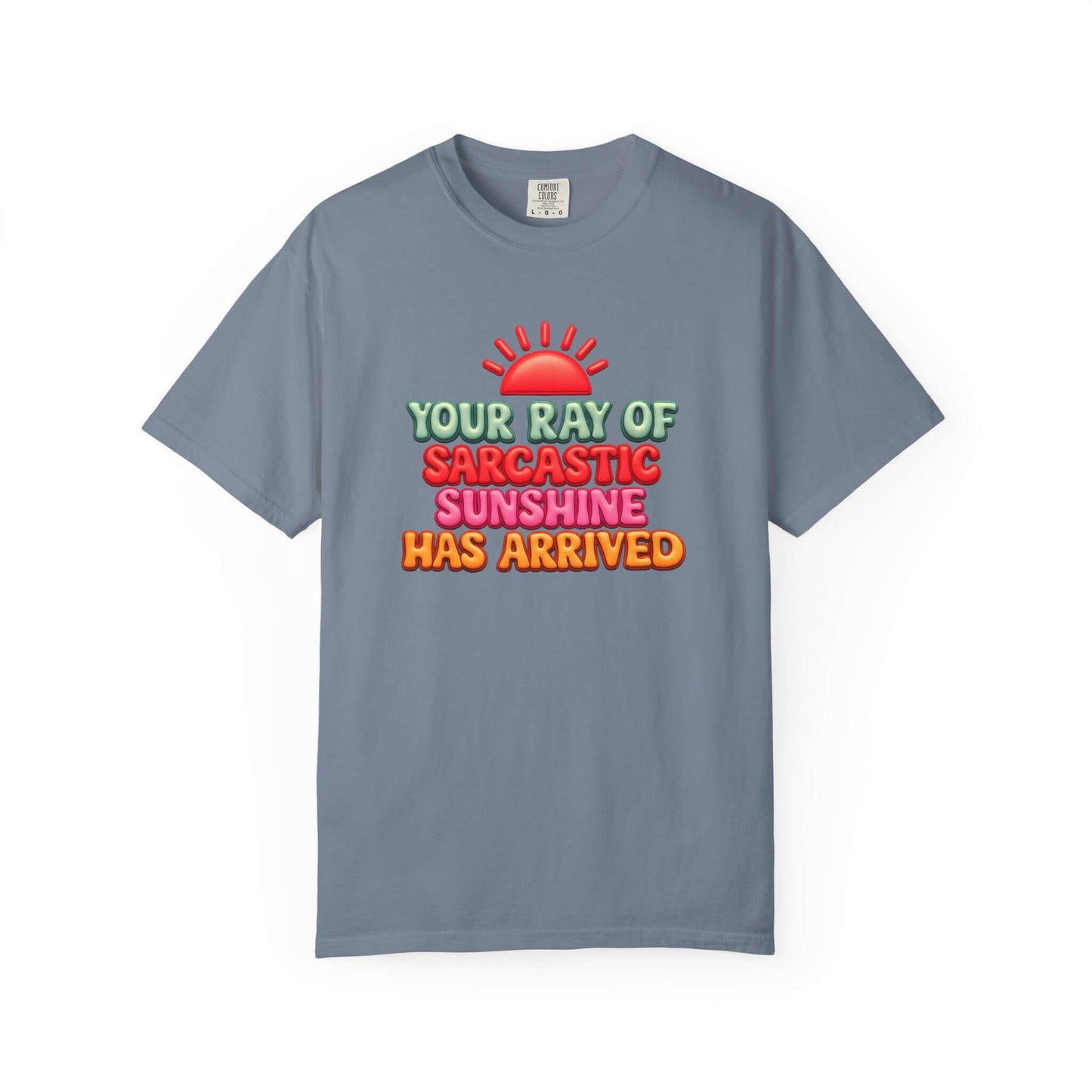 Ray of Sunshine Sarcastic Tee — Faux 3D Graphic T-Shirt