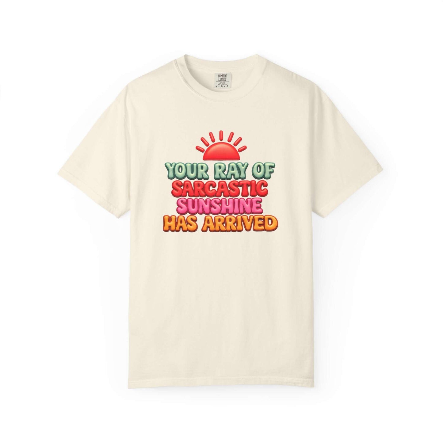 Ray of Sunshine Sarcastic Tee — Faux 3D Graphic T-Shirt