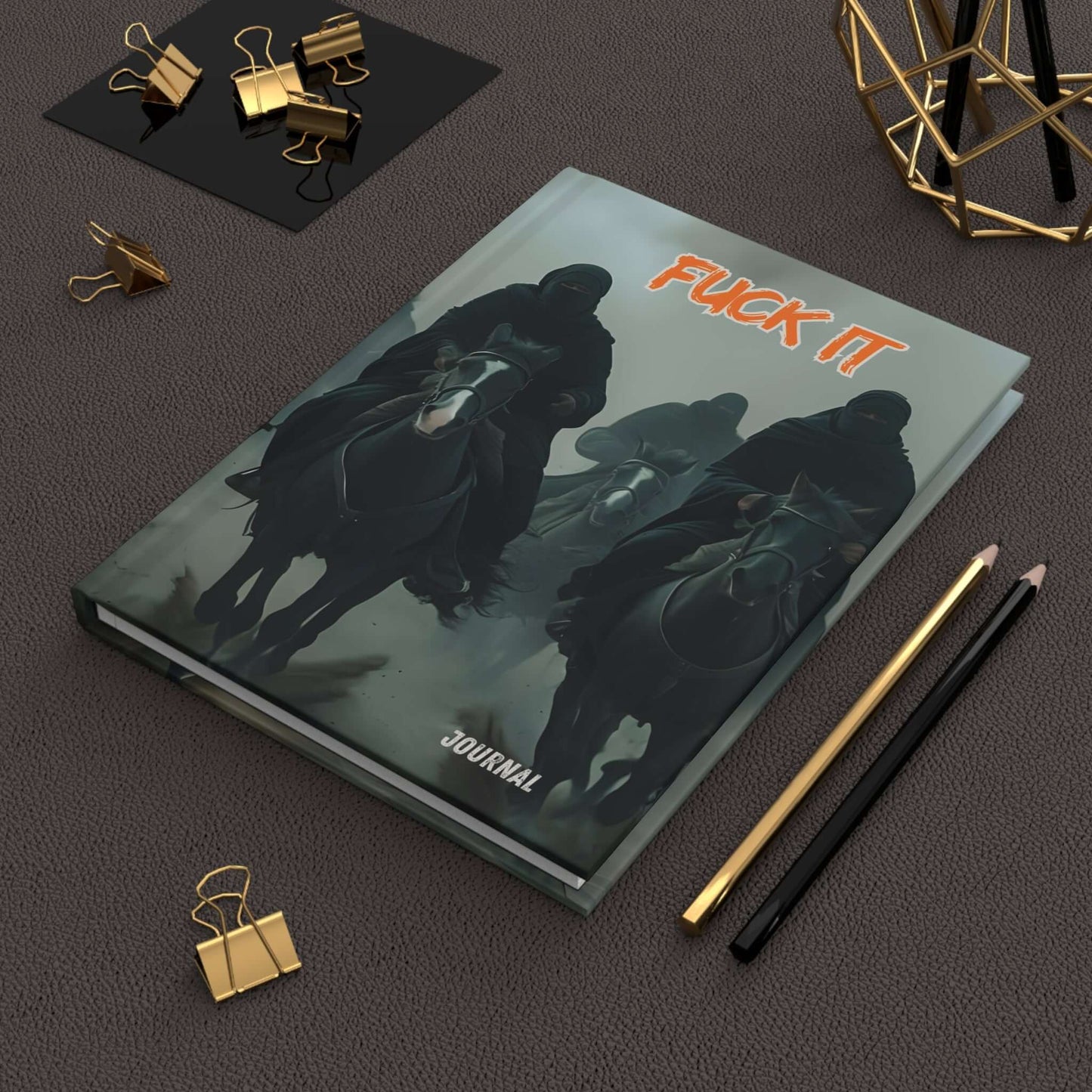 Ready For Battle "FUCK IT" Hardcover Journal - Notebook, Brand63