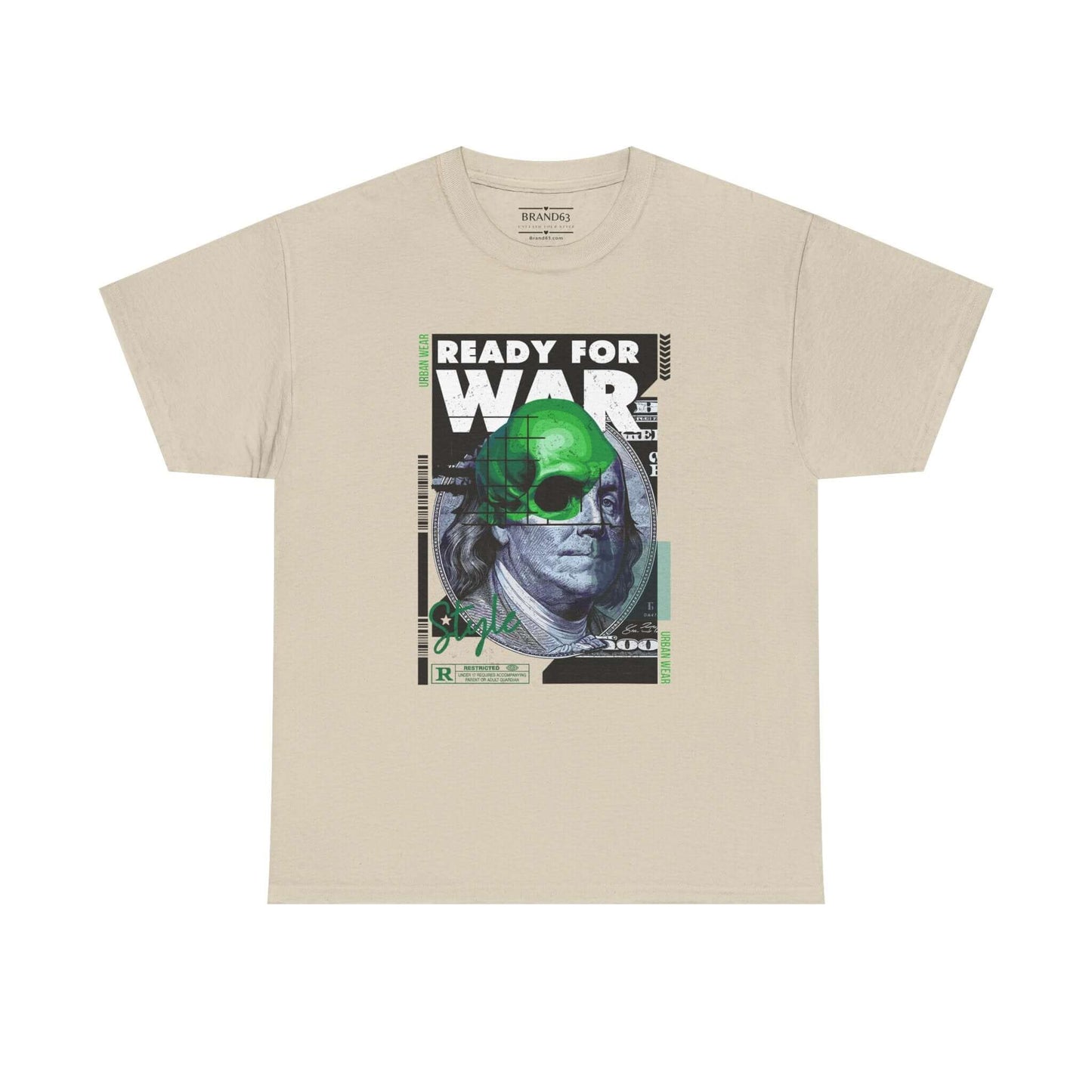 Ready For War Headlines Graphic Tee, Brand63