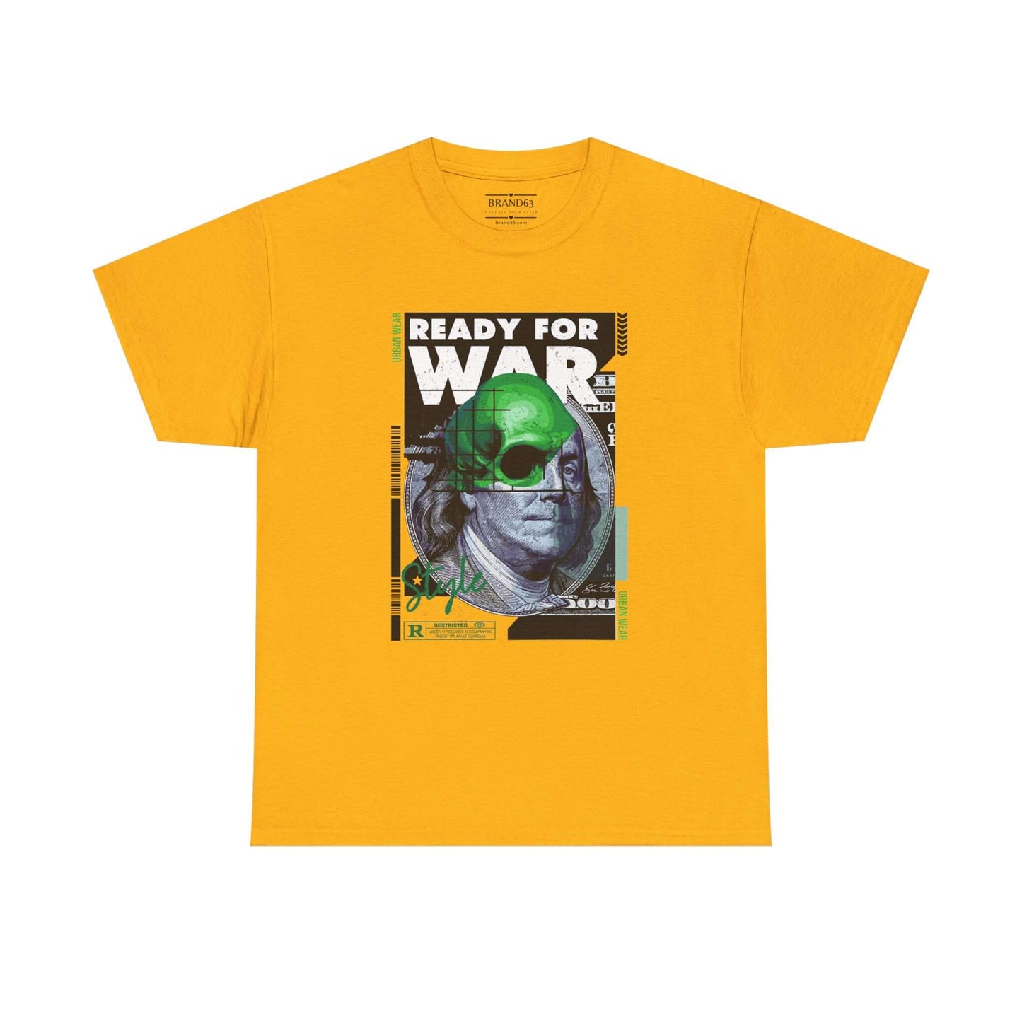 Ready For War Headlines Graphic Tee, Brand63