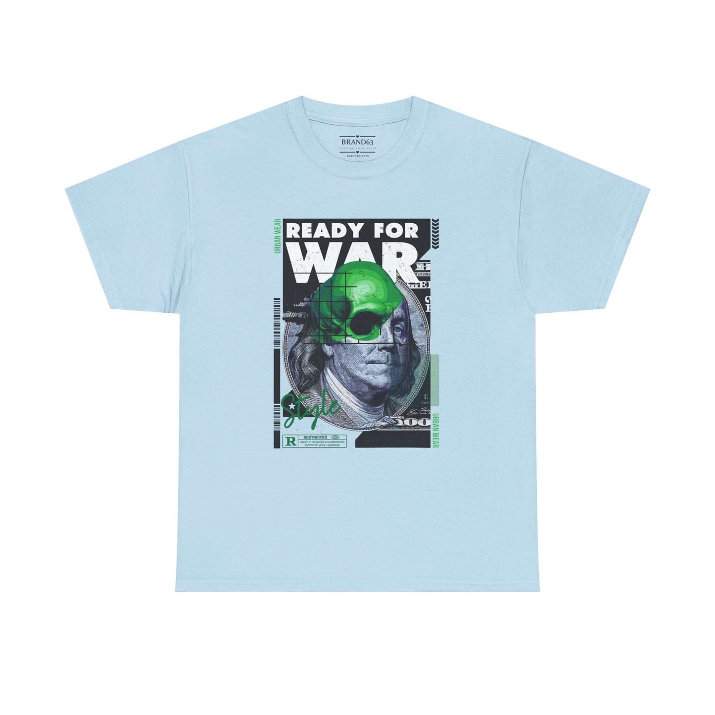 Ready For War Headlines Graphic Tee, Brand63