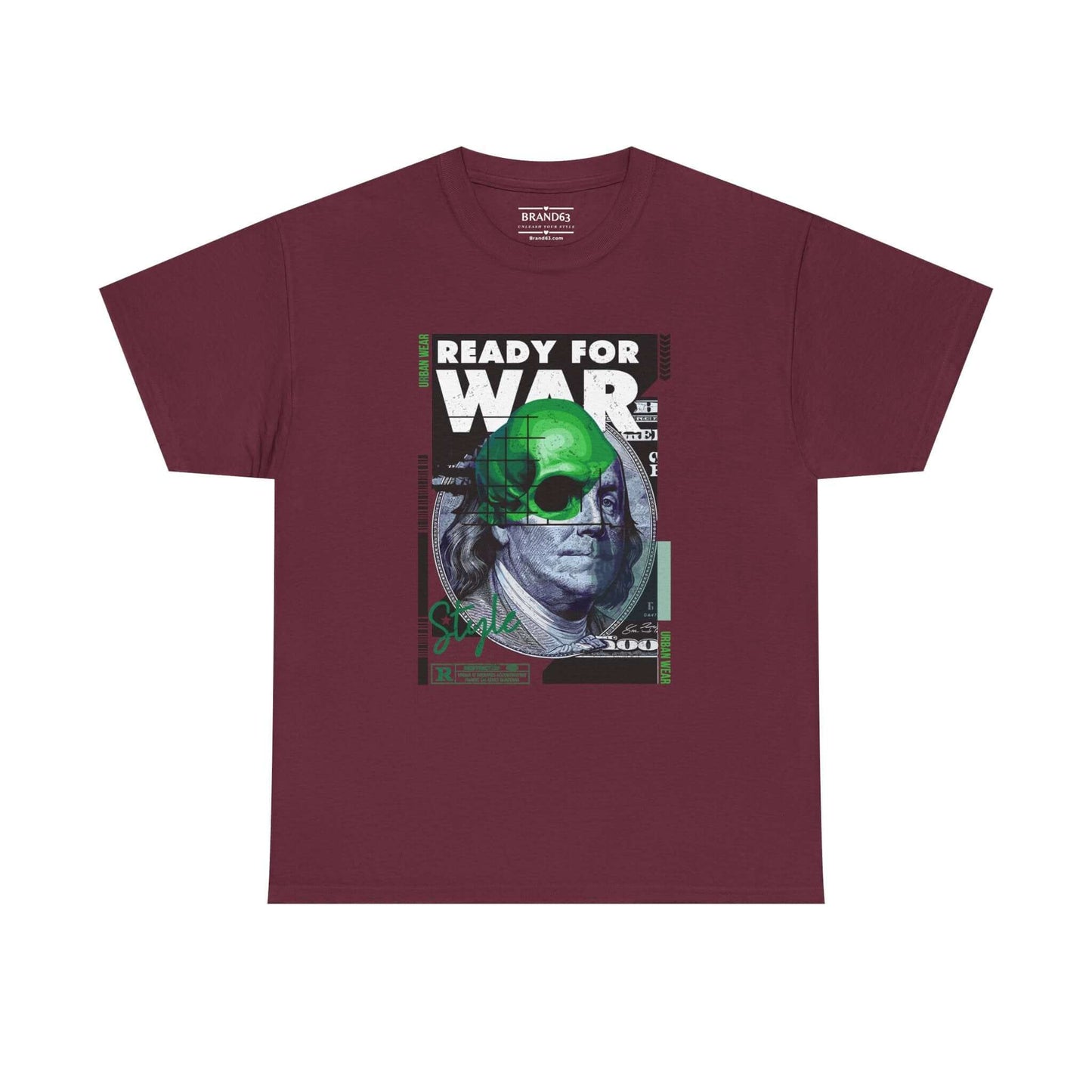 Ready For War Headlines Graphic Tee, Brand63