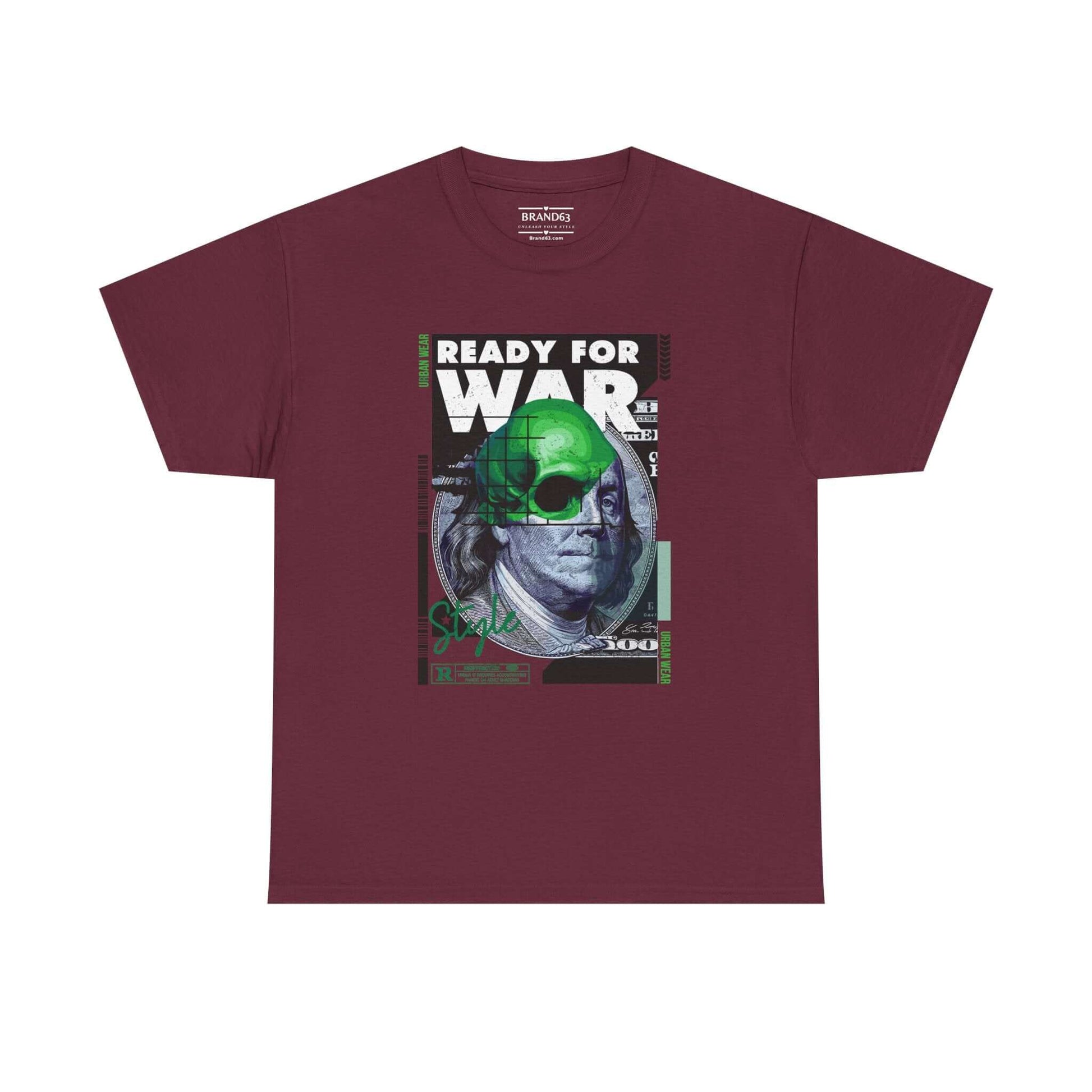 Ready For War Headlines Graphic Tee, Brand63